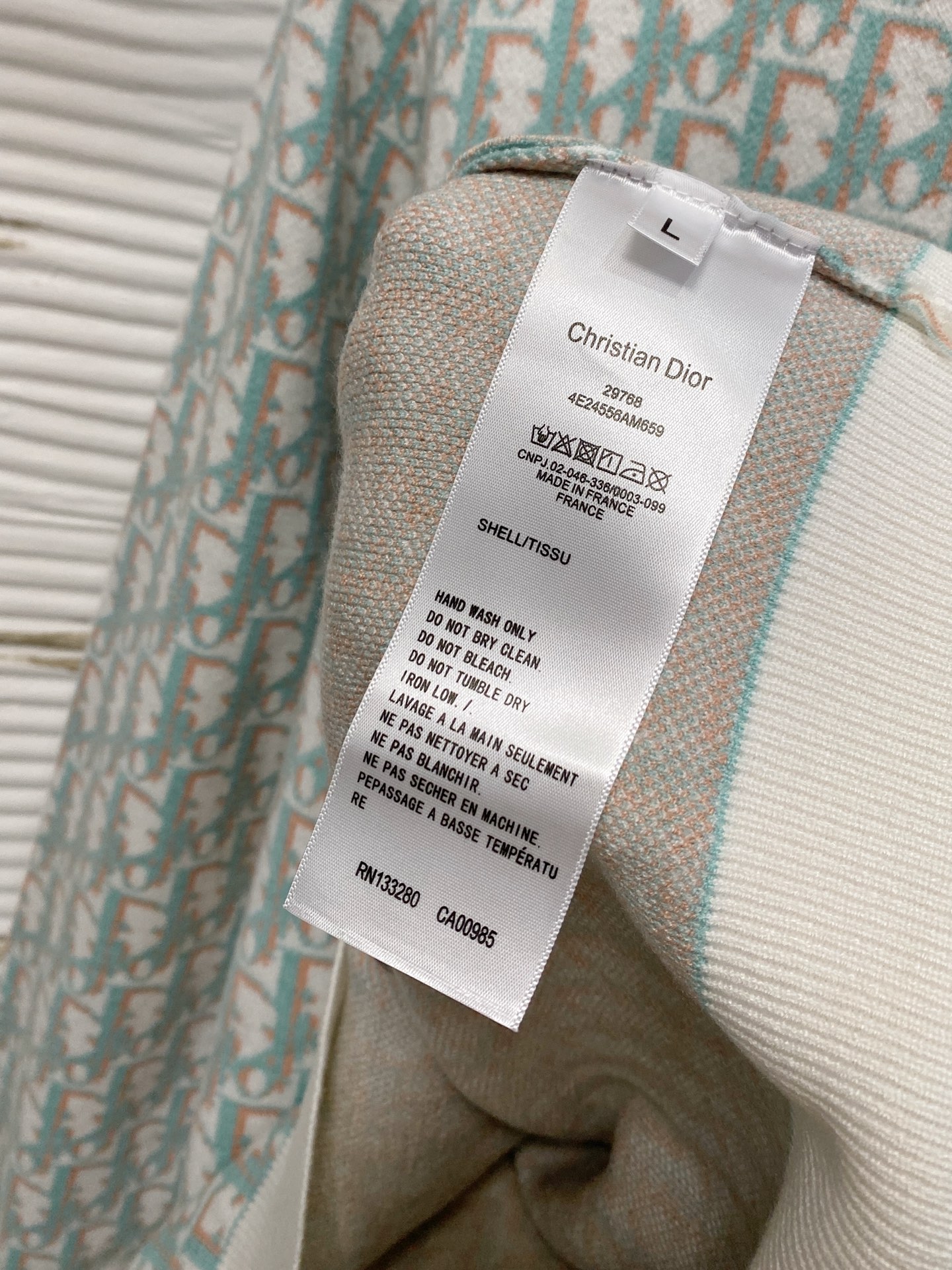 Dior 2025 Fall/Winter Wool Blend Crew Neck Knit Sweater, Comfortable & Warm 8 i1757338732873 2604 0 6