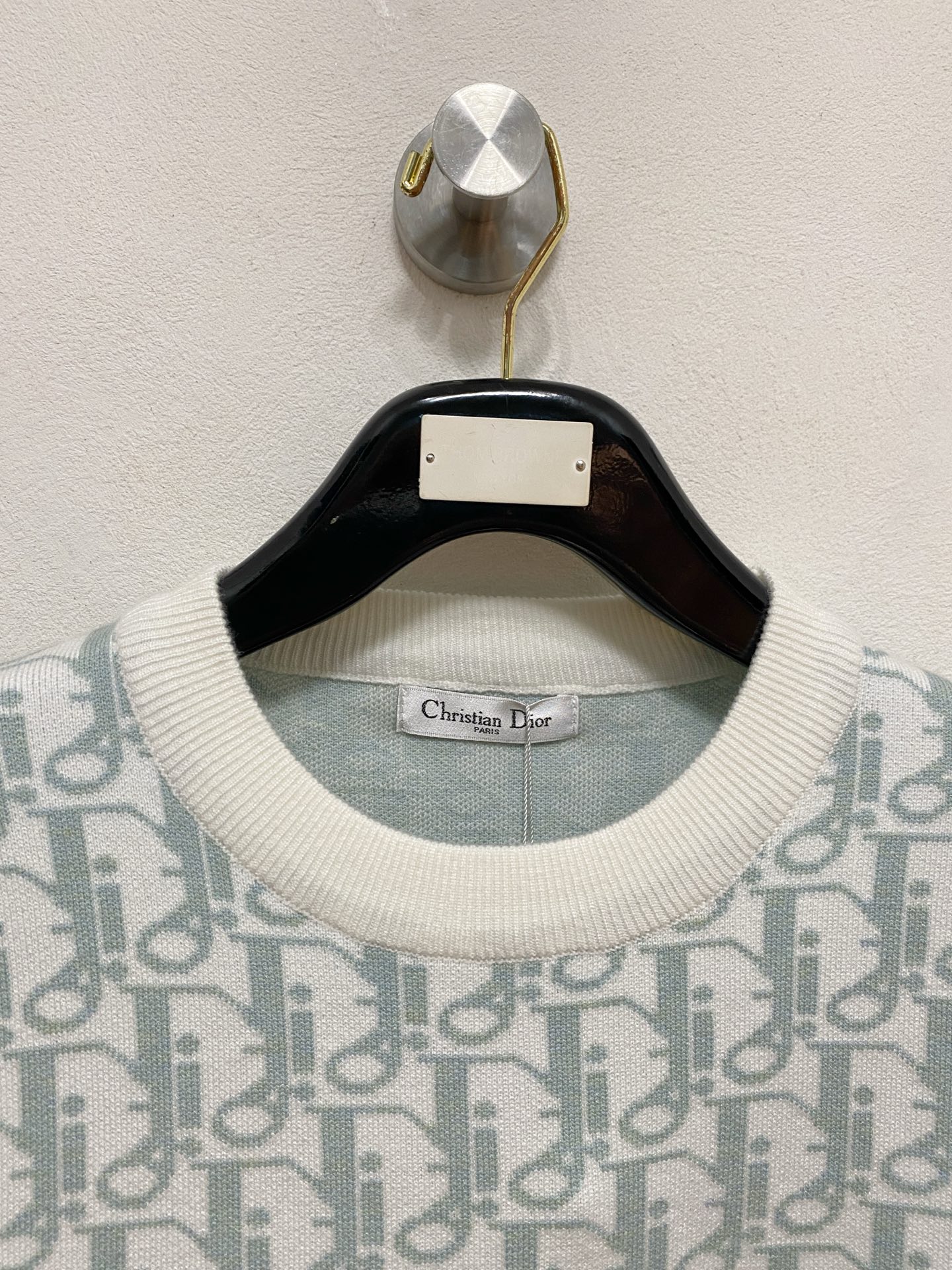 🌾 迪奥 2025新款 羊毛混纺 圆领 长袖 毛衣 羊毛衫 打底衫，高端版本！专柜定制面料 透气舒适度高