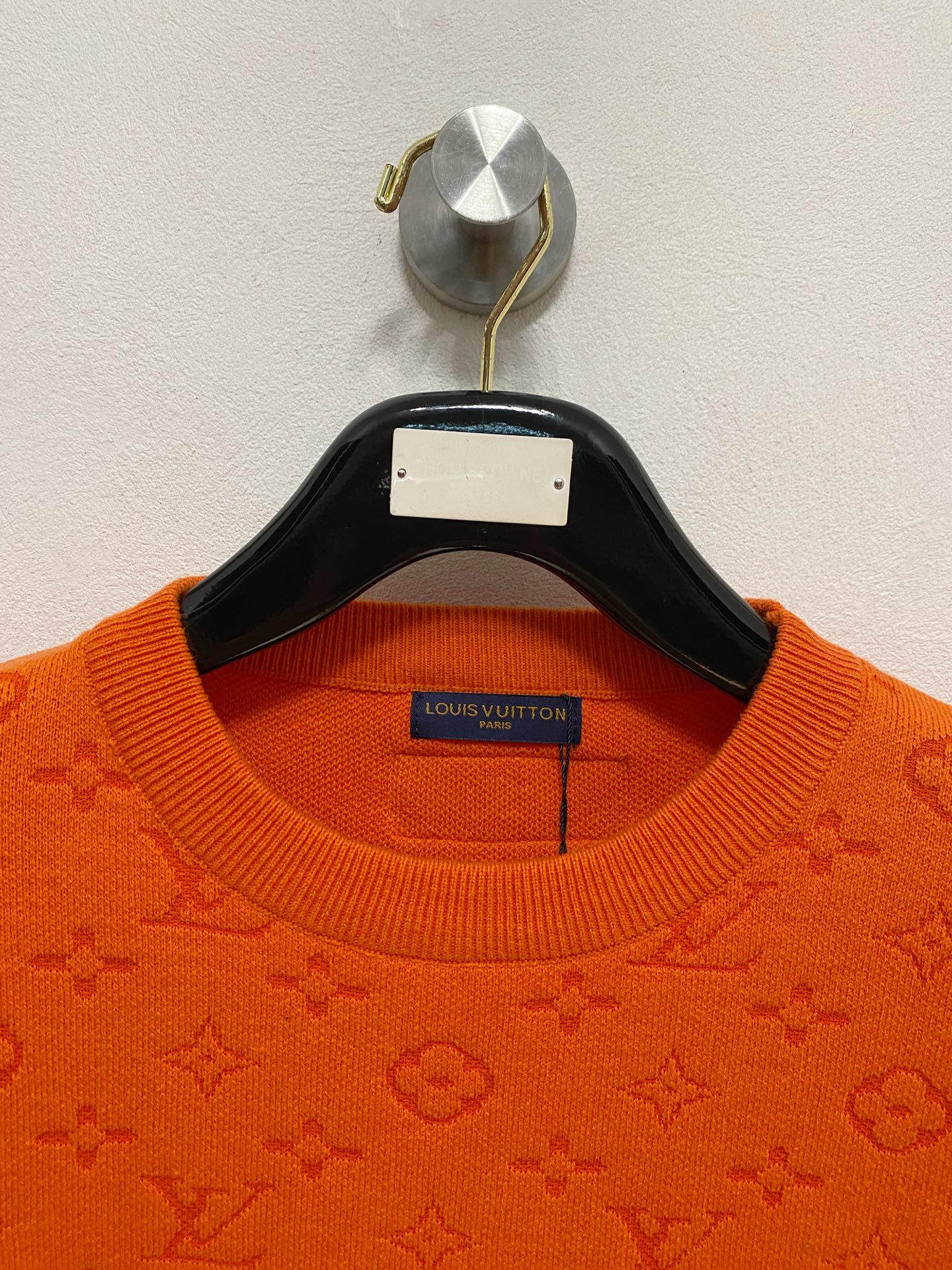 🌾 LV 2025新款 羊毛混纺 圆领 长袖 毛衣 羊毛衫 打底衫，高端版本！专柜定制面料 透气舒适度高