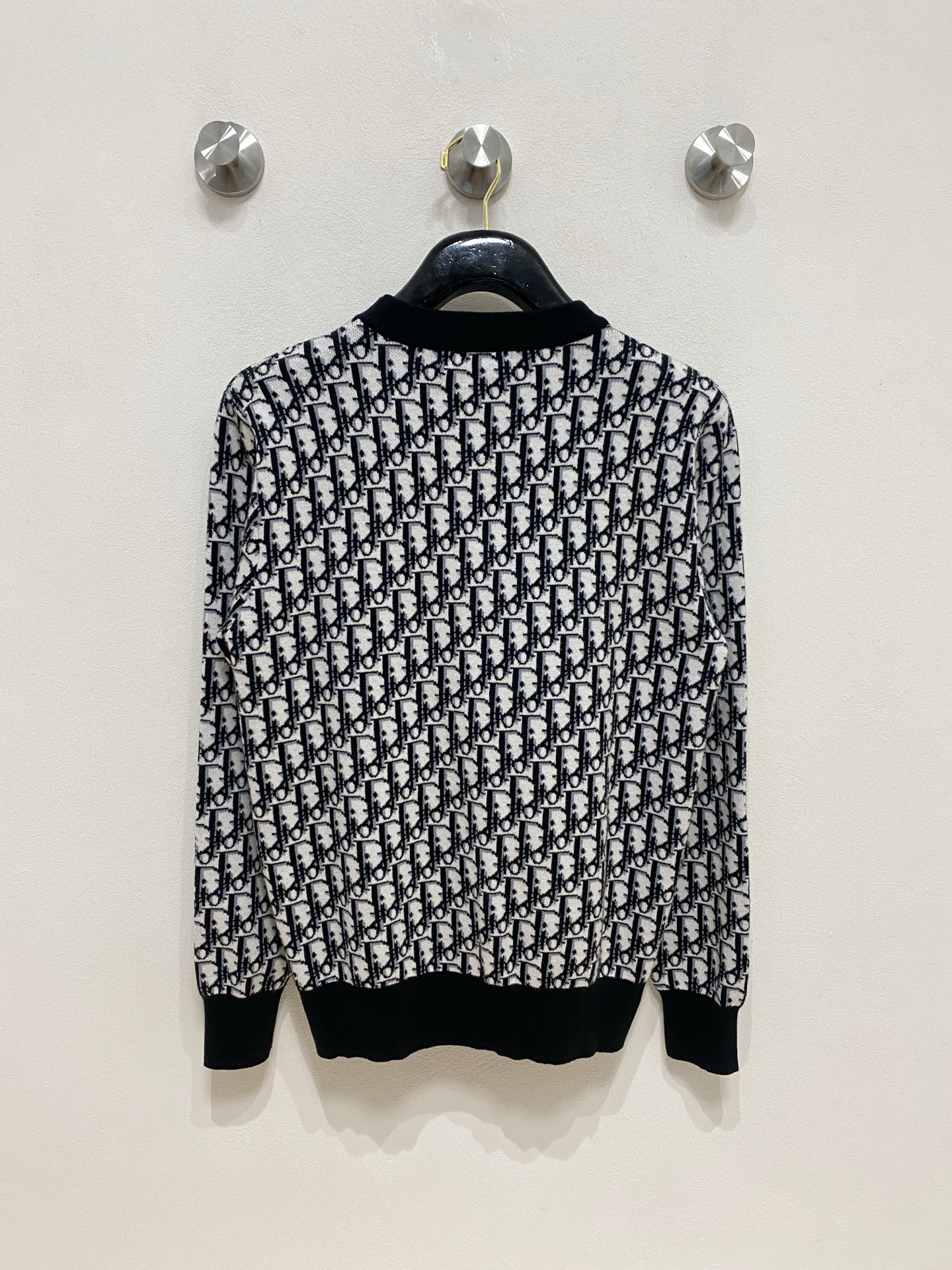 🌾 迪奥 2025新款 羊毛混纺 圆领 长袖 毛衣 羊毛衫 打底衫，高端版本！专柜定制面料 透气舒适度高