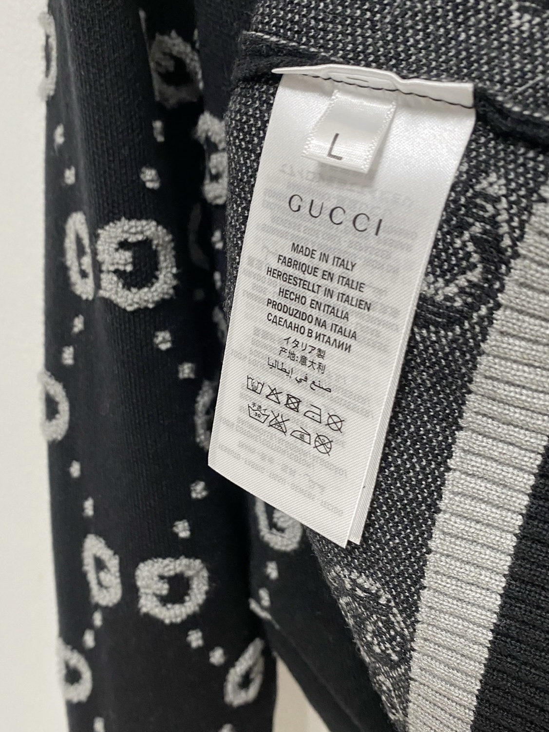 🌾 古驰 2025新款 羊毛混纺 圆领 长袖 毛衣 羊毛衫 打底衫，高端版本！专柜定制面料 透气舒适度高