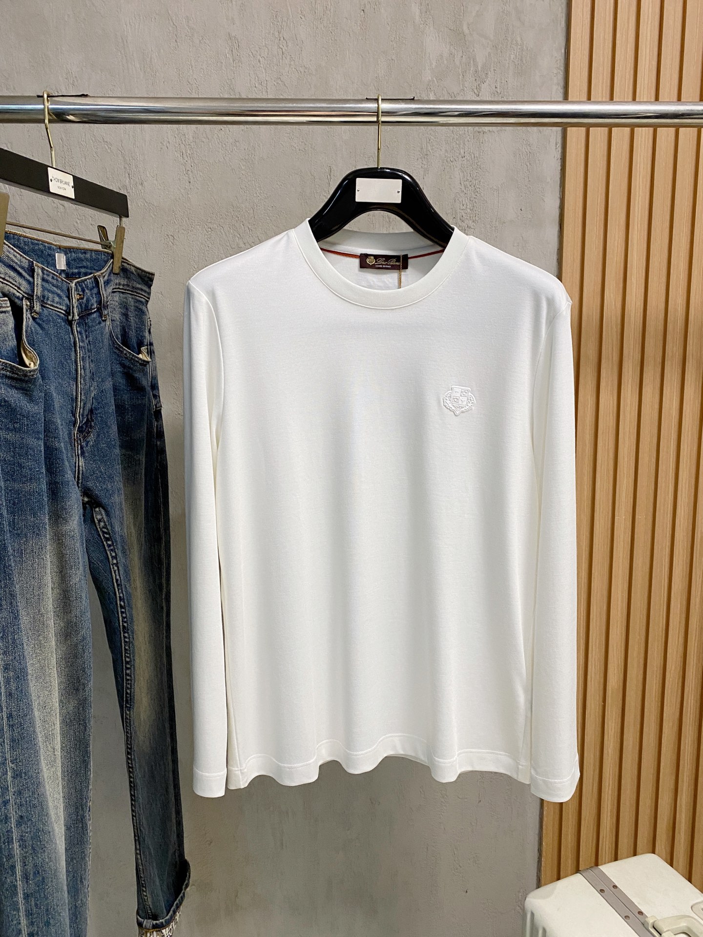 新款来袭 lP🆕 独家专供新款原单男士圆领 长袖高端定制 高版本 时尚百搭爆款⚠️⚠️✨✨原版进口纯棉面