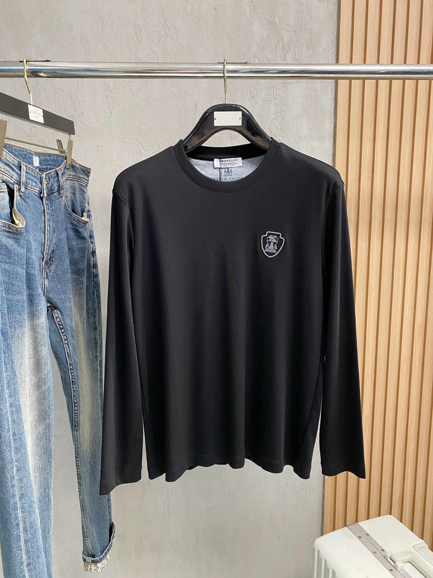 新款来袭 bc 独家专供新款原单男士圆领 长袖高端定制 高版本 时尚百搭爆款⚠️⚠️✨✨原版进口纯棉面料