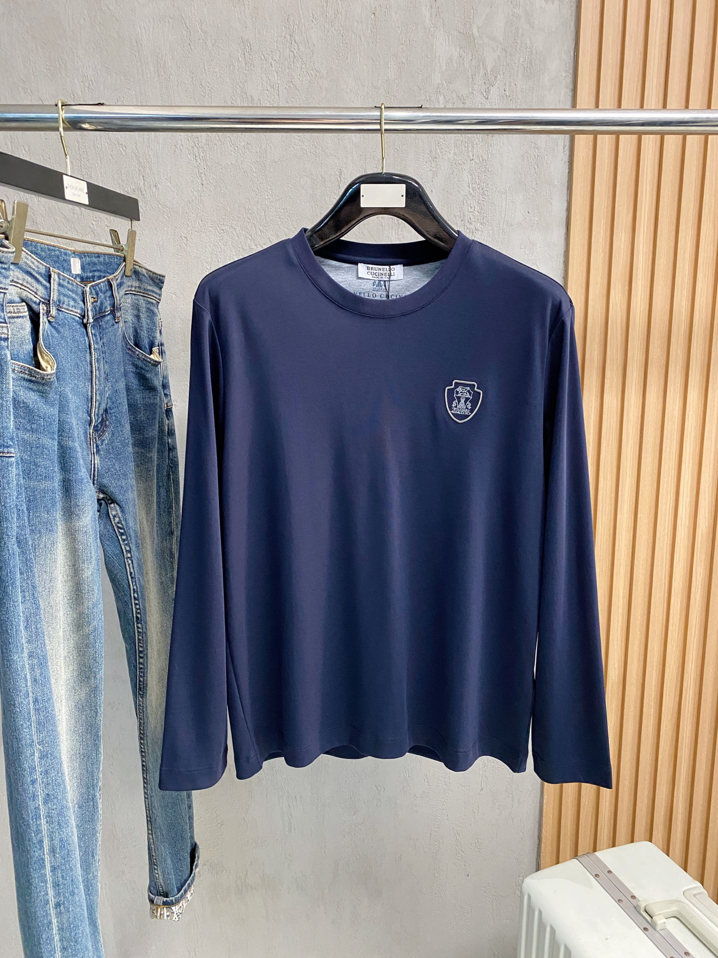 新款来袭 bc 独家专供新款原单男士圆领 长袖高端定制 高版本 时尚百搭爆款⚠️⚠️✨✨原版进口纯棉面料