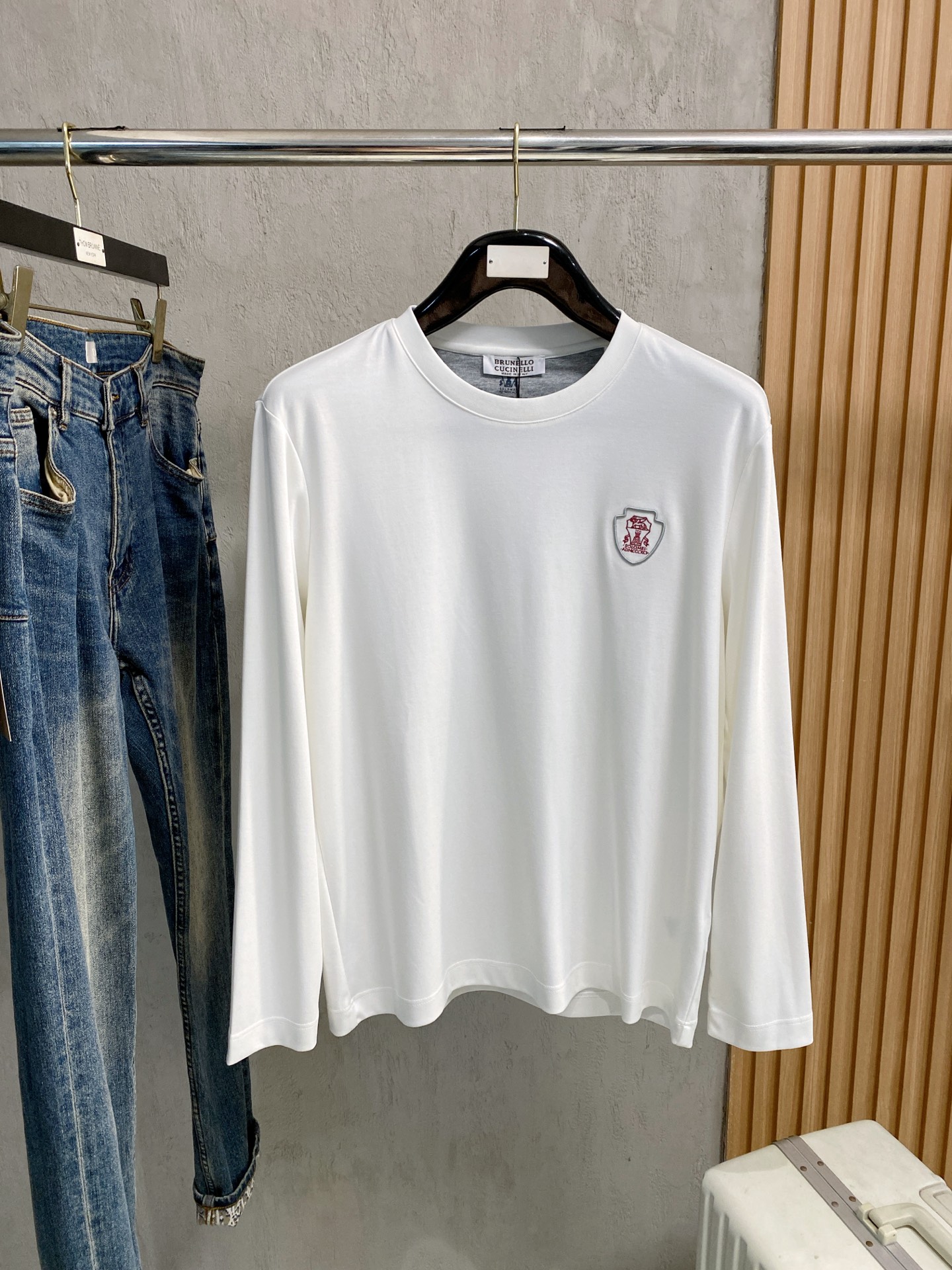 新款来袭 bc 独家专供新款原单男士圆领 长袖高端定制 高版本 时尚百搭爆款⚠️⚠️✨✨原版进口纯棉面料