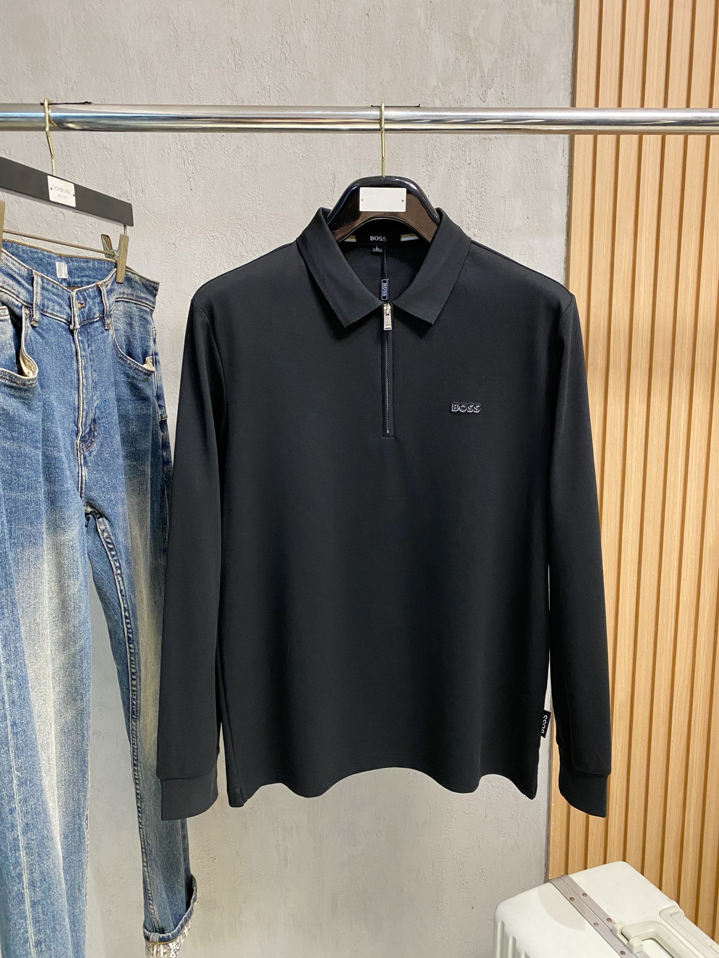 新款来袭  boss 独家专供新款原单男士Polo长袖高端定制 高版本 时尚百搭爆款⚠️⚠️✨✨原版进口