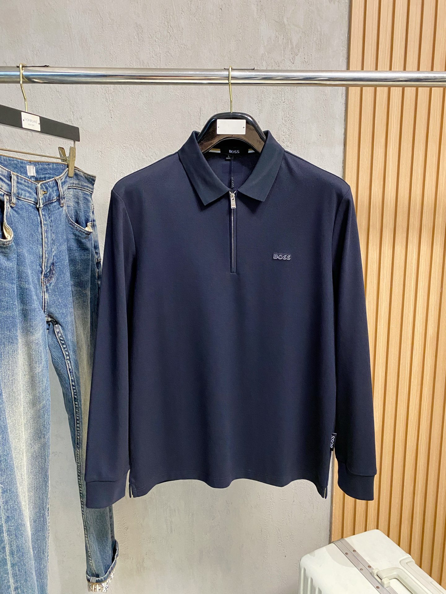 新款来袭  boss 独家专供新款原单男士Polo长袖高端定制 高版本 时尚百搭爆款⚠️⚠️✨✨原版进口