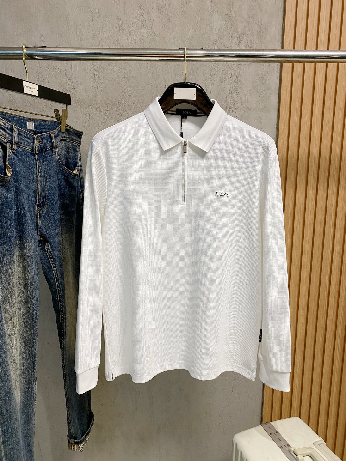 新款来袭  boss 独家专供新款原单男士Polo长袖高端定制 高版本 时尚百搭爆款⚠️⚠️✨✨原版进口