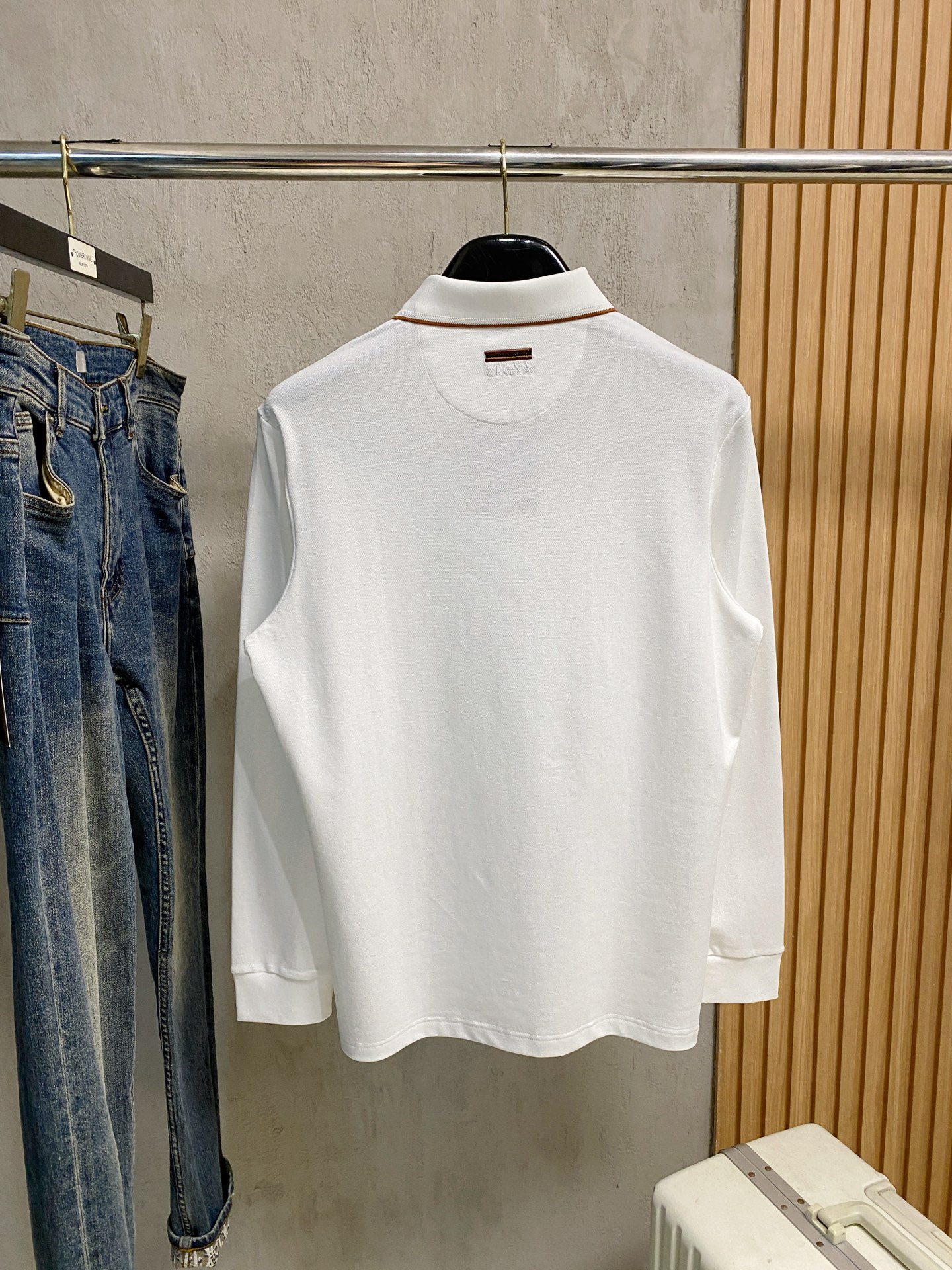 新款来袭 杰尼亚 独家专供新款原单男士Polo长袖高端定制 高版本 时尚百搭爆款⚠️⚠️✨✨原版进口纯棉