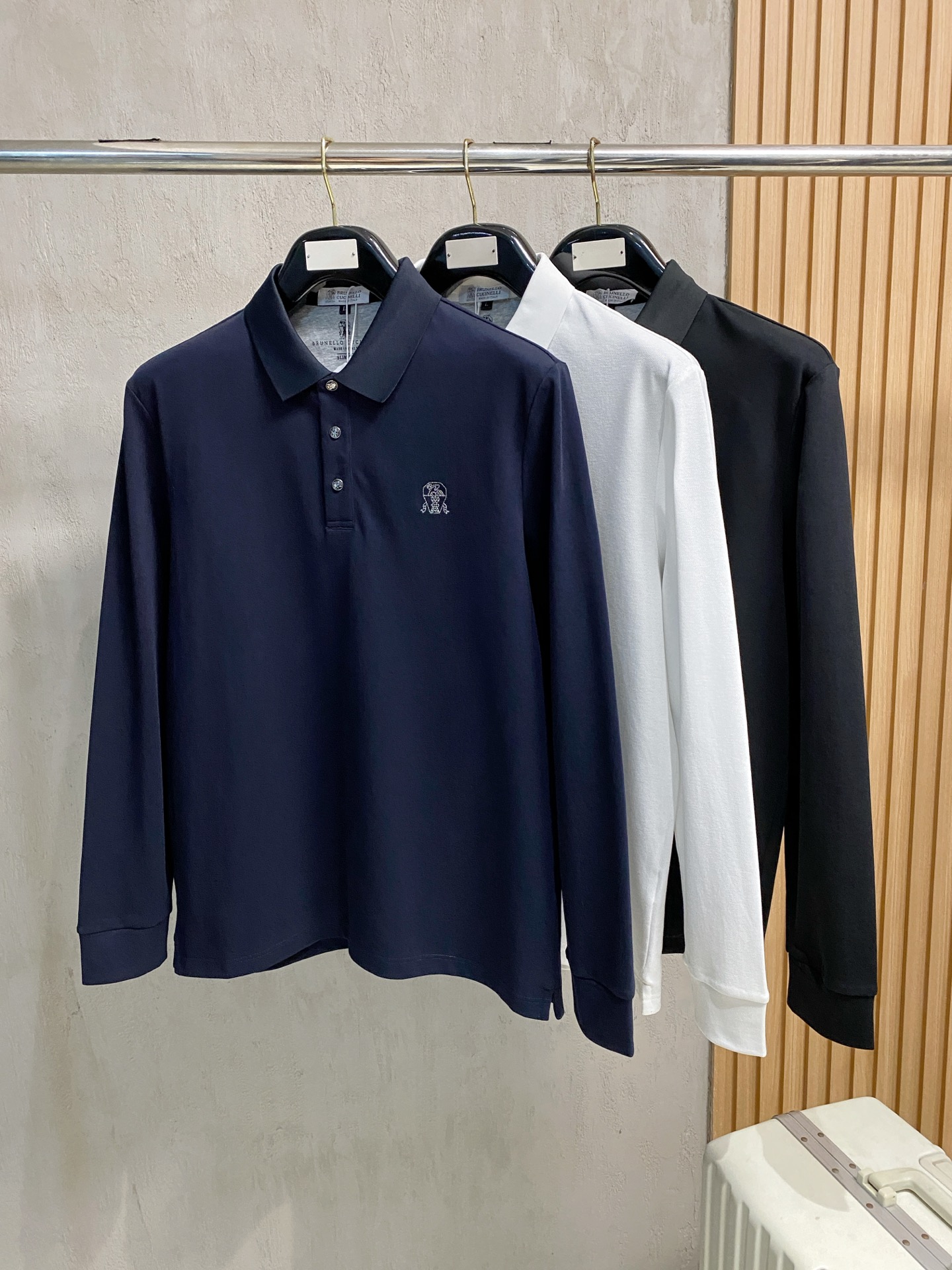 新款来袭 bc 独家专供新款原单男士Polo长袖高端定制 高版本 时尚百搭爆款⚠️⚠️✨✨原版进口纯棉面