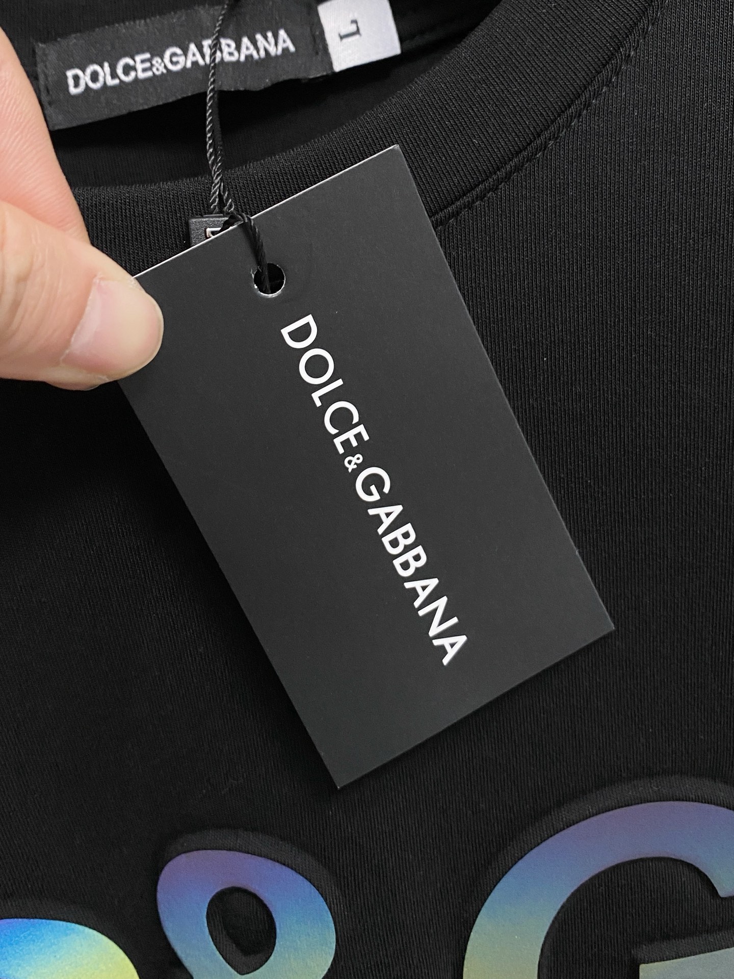 P杜嘉班纳25ss秋季【新品】新款贸易订单圆领长袖打底衫长袖T恤网红款！上身舒适透气，不僵硬，整体有着丰