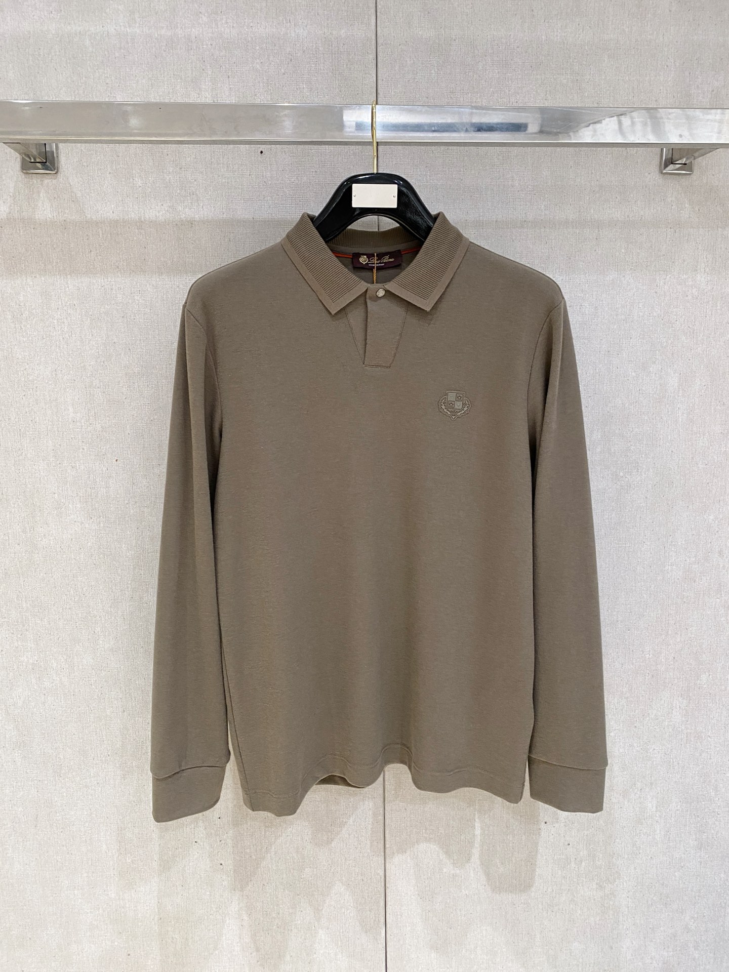 NO:645620,L Xinjiang long-staple cotton, soft and comfortable 2025 autumn and winter limited edition long-sleeved Polo series -,,alexander wang19860909L新疆长绒棉 柔软舒适 2025 秋冬限量款长袖Polo系列 -,,alexander wang,Men's clothing