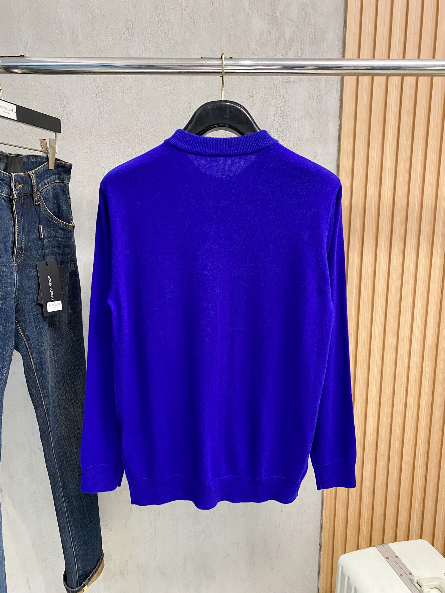 Men's Solid Color Cashmere Blend Knit Sweater: Soft, Warm, and Comfortable 10 i1758288093486 1331 0 8