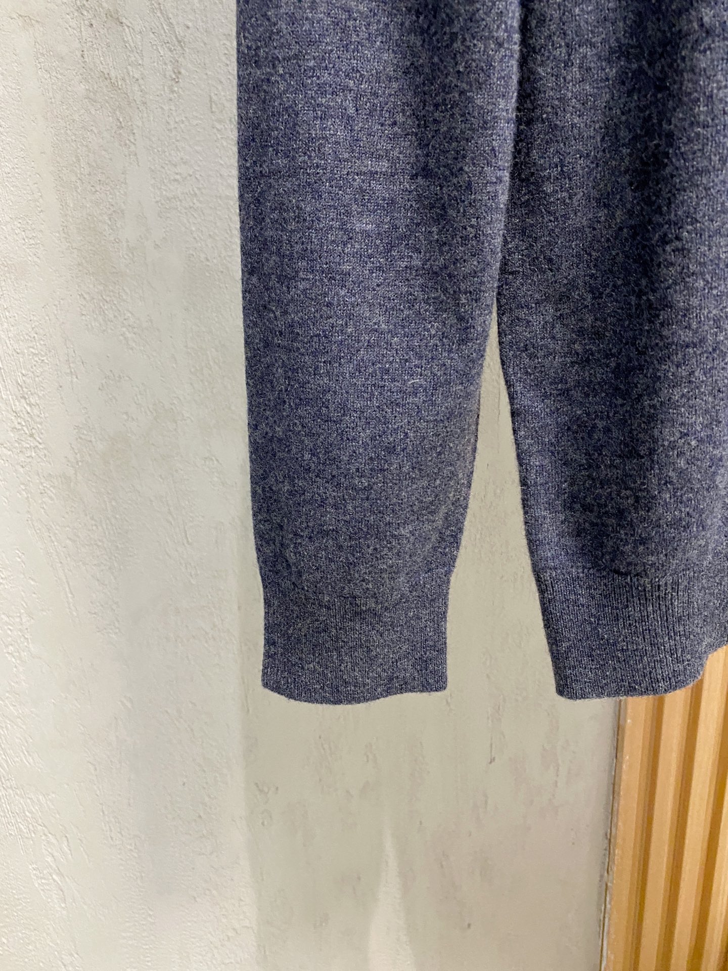 Men's Solid Color Cashmere Blend Knit Sweater, Embroidered Logo, Fall/Winter 7 i1758288263842 9392 0 5