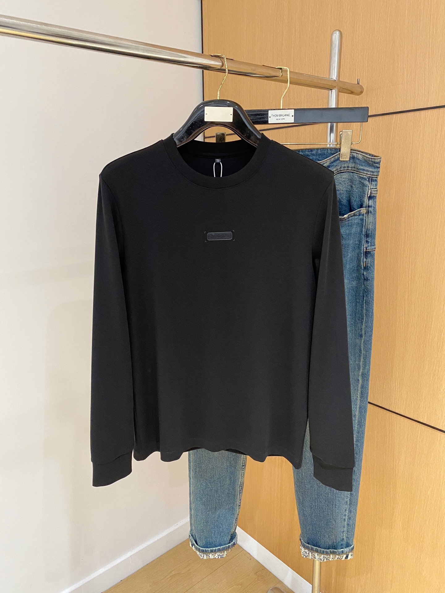 P迪奥25SS【新品】最新最顶级版本精美工艺圆领卫衣，最顶级的品质专柜原单套头衫，顶级制作工艺进口面料，