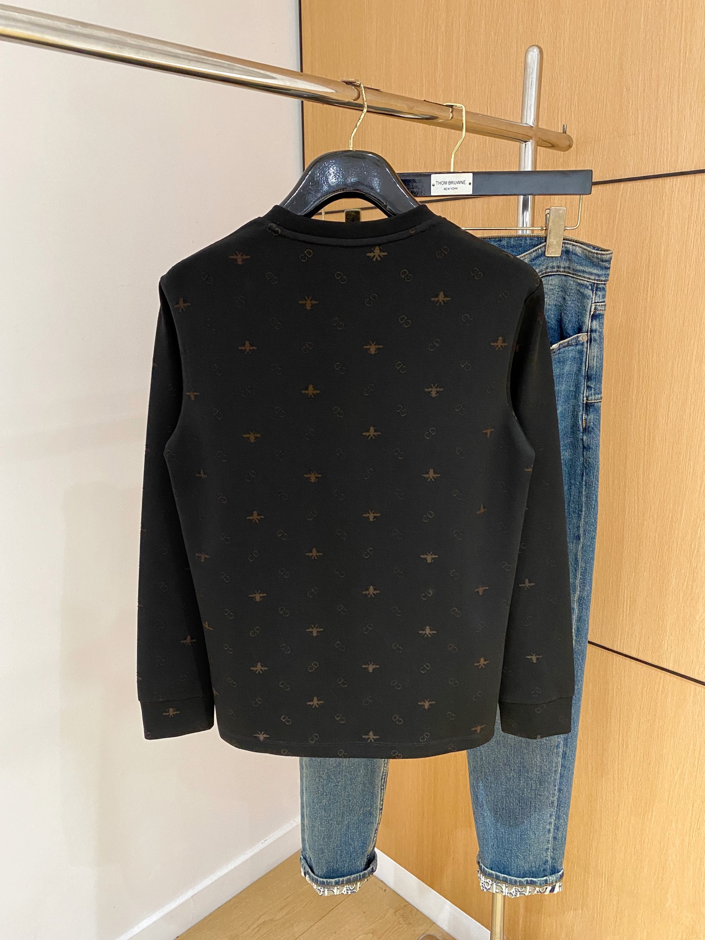 P迪奥25SS【新品】最新最顶级版本精美工艺圆领卫衣，最顶级的品质专柜原单套头衫，顶级制作工艺进口面料，