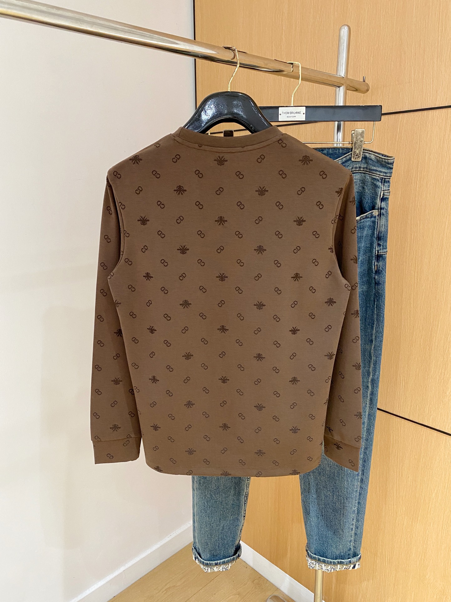 P迪奥25SS【新品】最新最顶级版本精美工艺圆领卫衣，最顶级的品质专柜原单套头衫，顶级制作工艺进口面料，