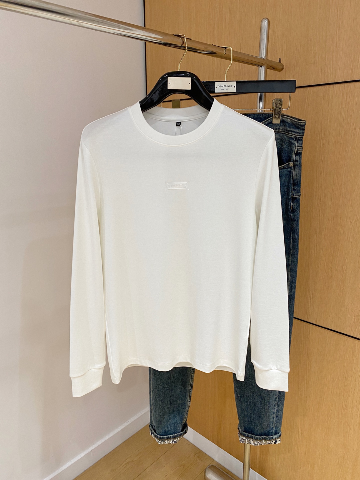 P迪奥25SS【新品】最新最顶级版本精美工艺圆领卫衣，最顶级的品质专柜原单套头衫，顶级制作工艺进口面料，