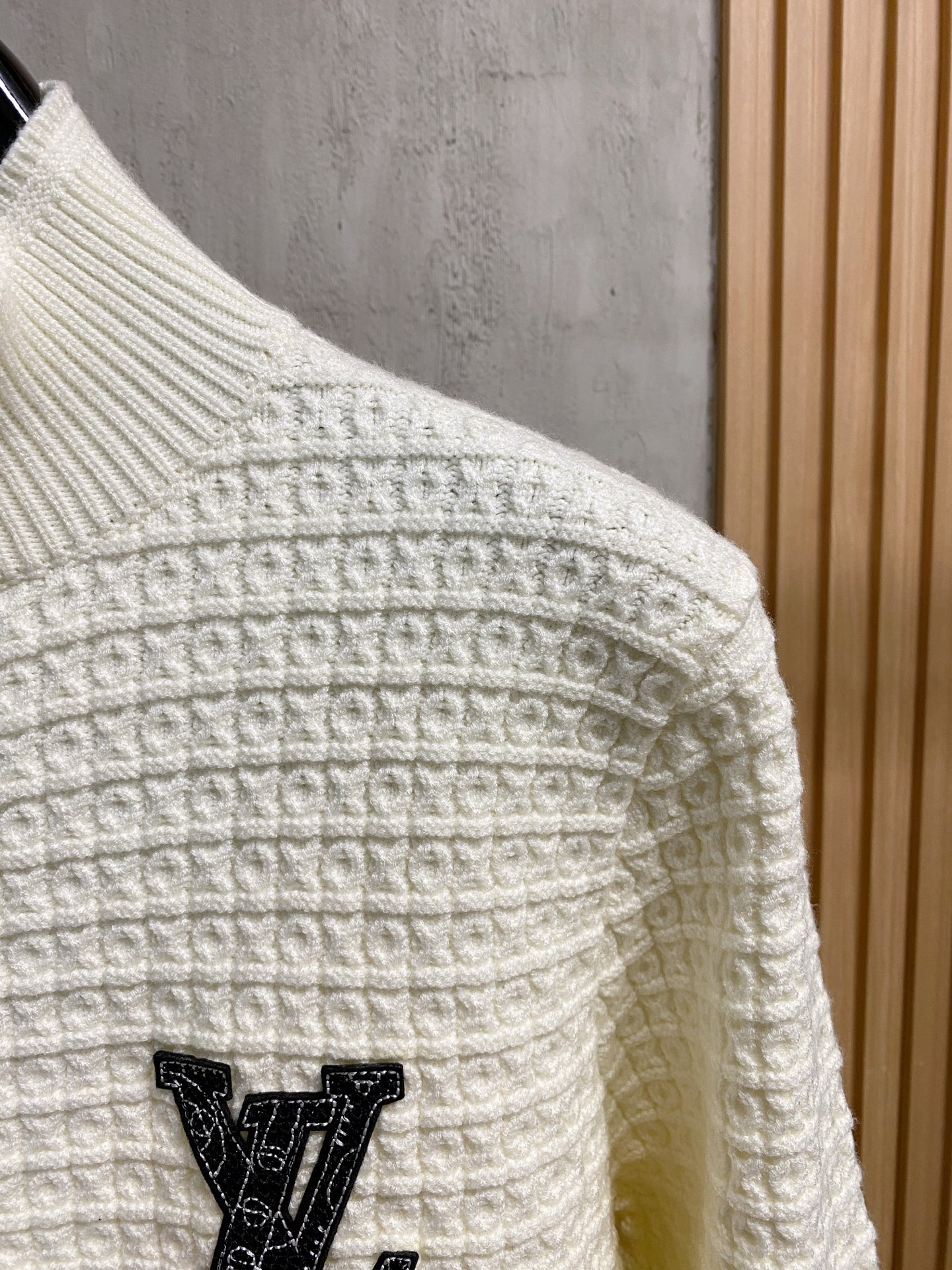 Louis Vuitton Wool-Blend Cardigan Sweater - Embroidered Logo, Comfortable Knit 4 i1759126797271 4956 0 2