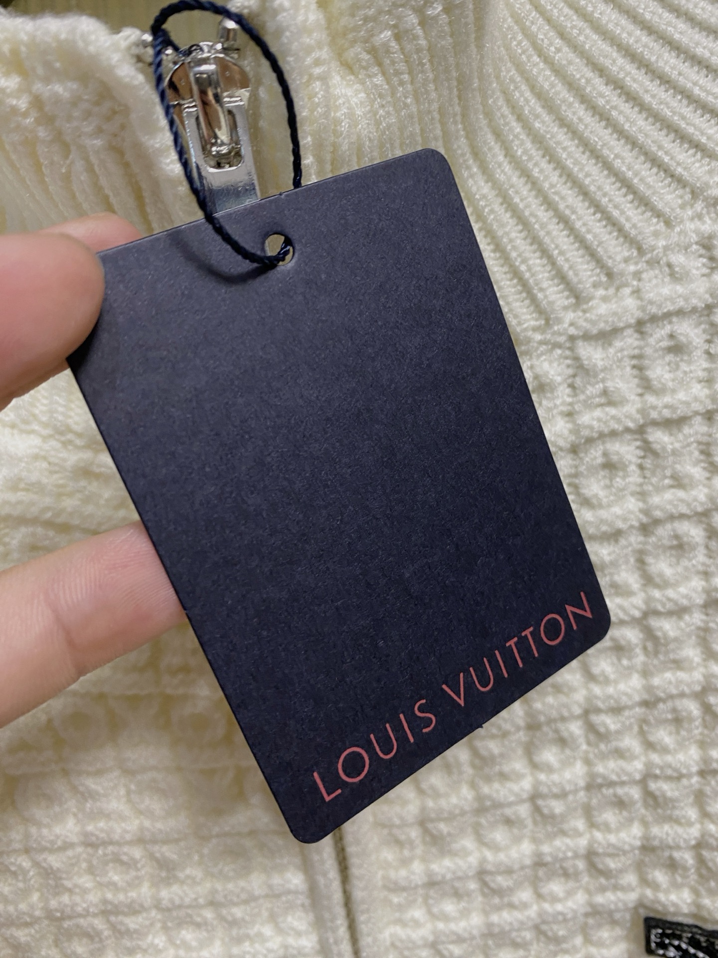 Louis Vuitton Wool-Blend Cardigan Sweater - Embroidered Logo, Comfortable Knit 7 i1759126799885 6685 0 5
