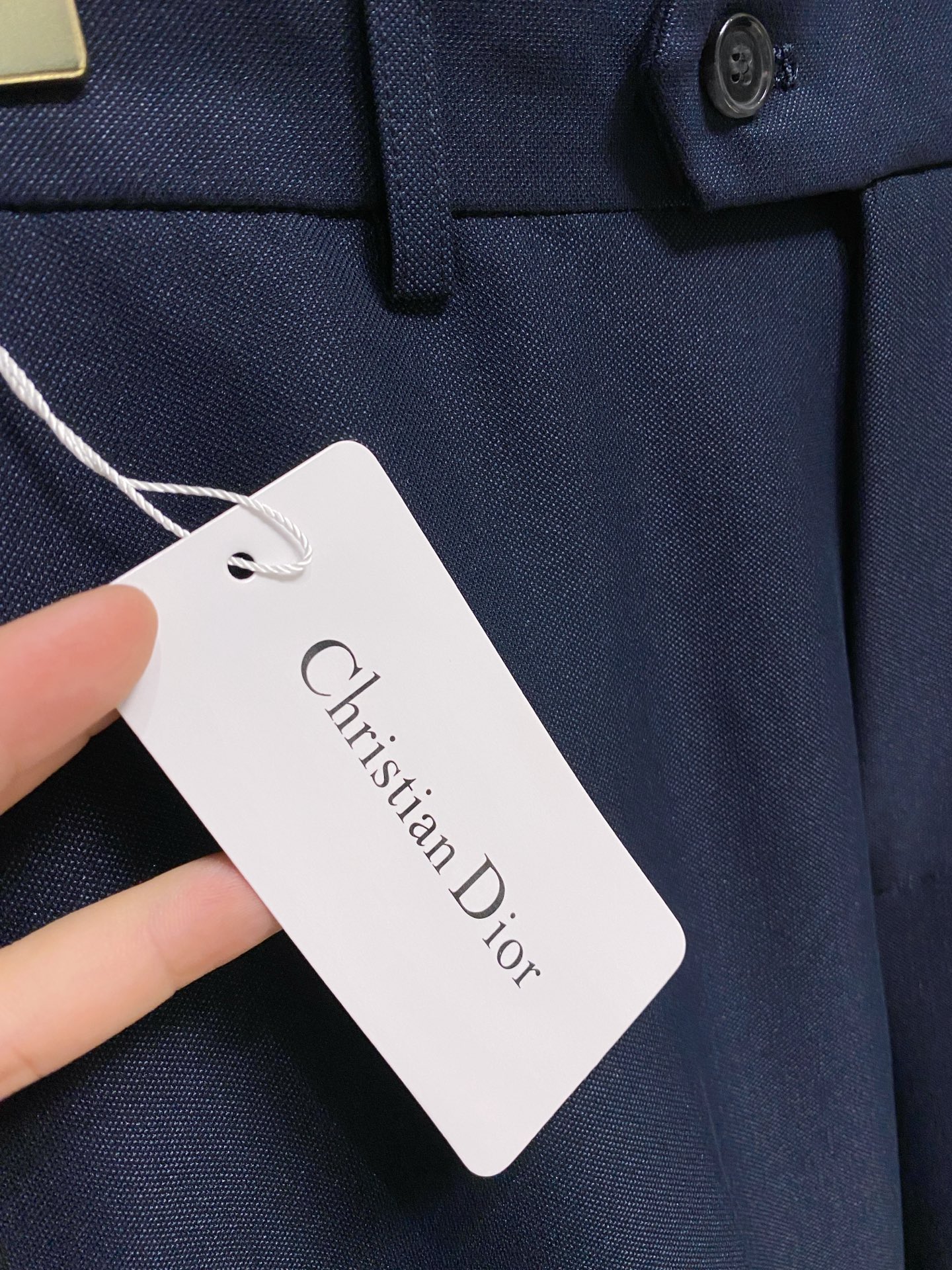 Dior 迪奥 休闲裤 西裤2025SS秋冬新款 高级定制裤子专用面料 定制原版五金 重工工艺打造 车工