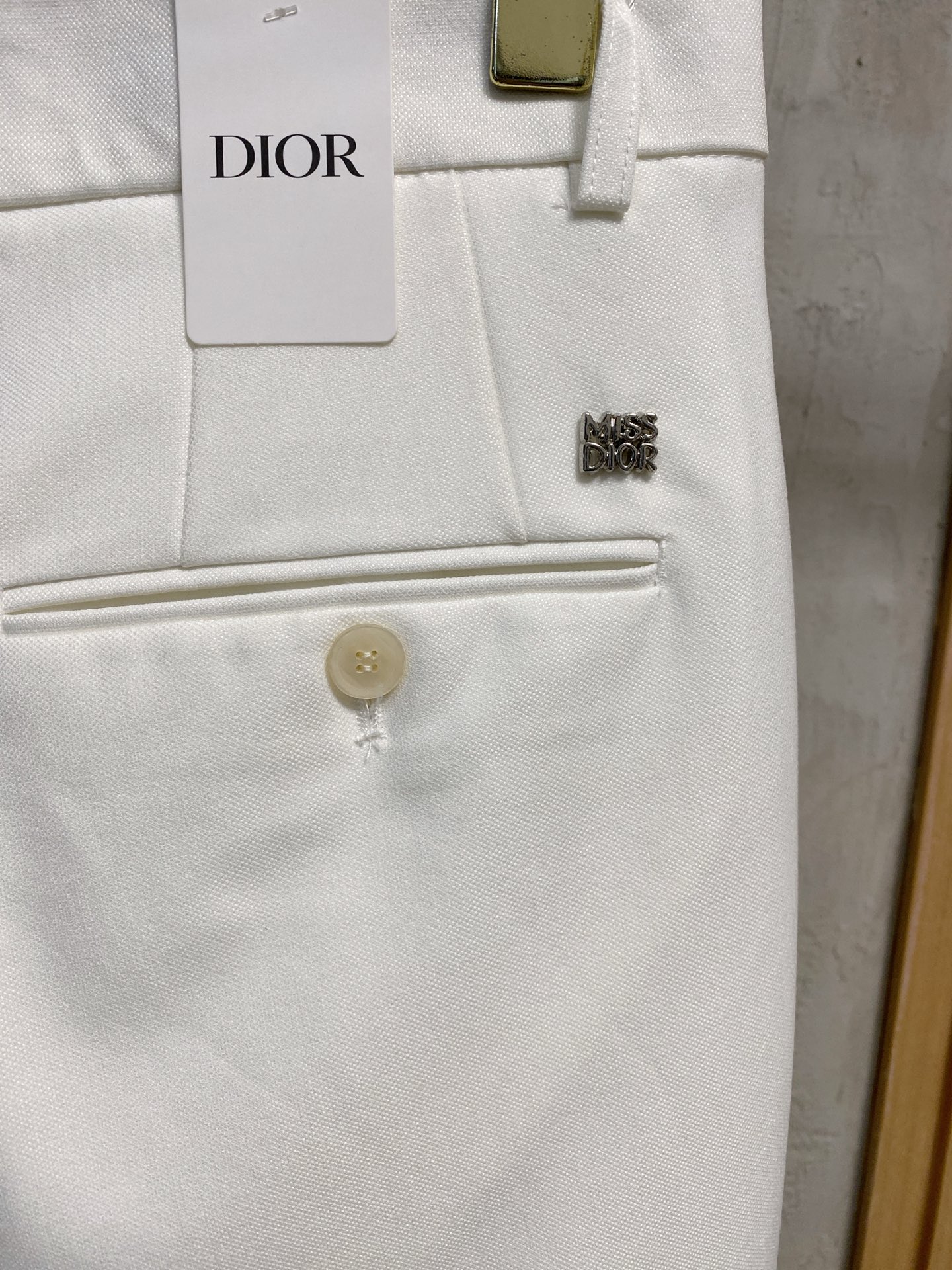 Dior 迪奥 休闲裤 西裤2025SS秋冬新款 高级定制裤子专用面料 定制原版五金 重工工艺打造 车工