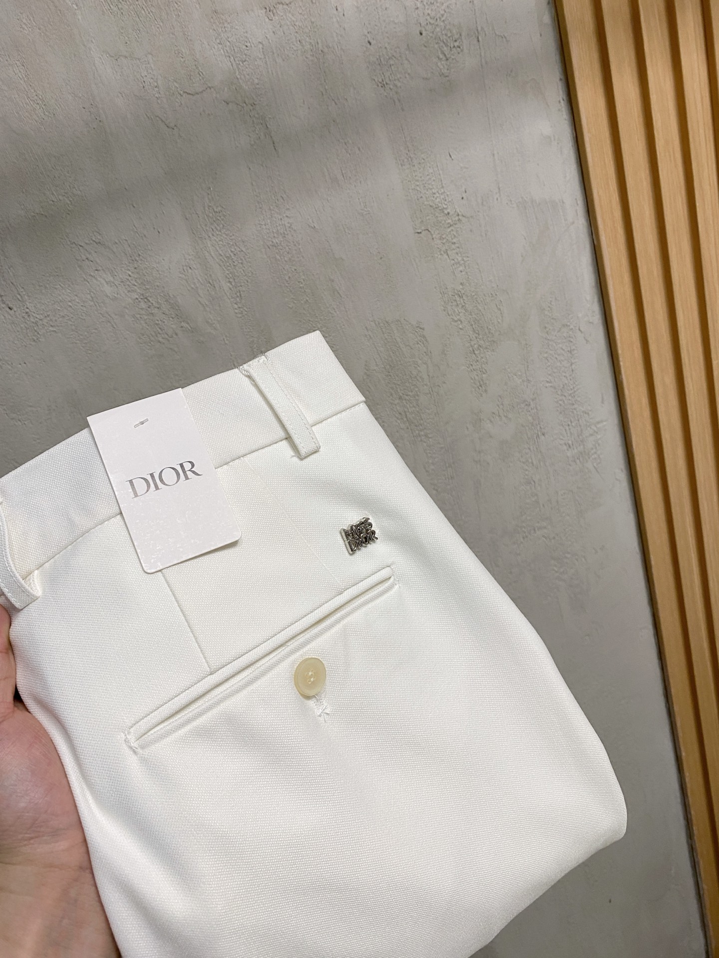 Dior 迪奥 休闲裤 西裤2025SS秋冬新款 高级定制裤子专用面料 定制原版五金 重工工艺打造 车工