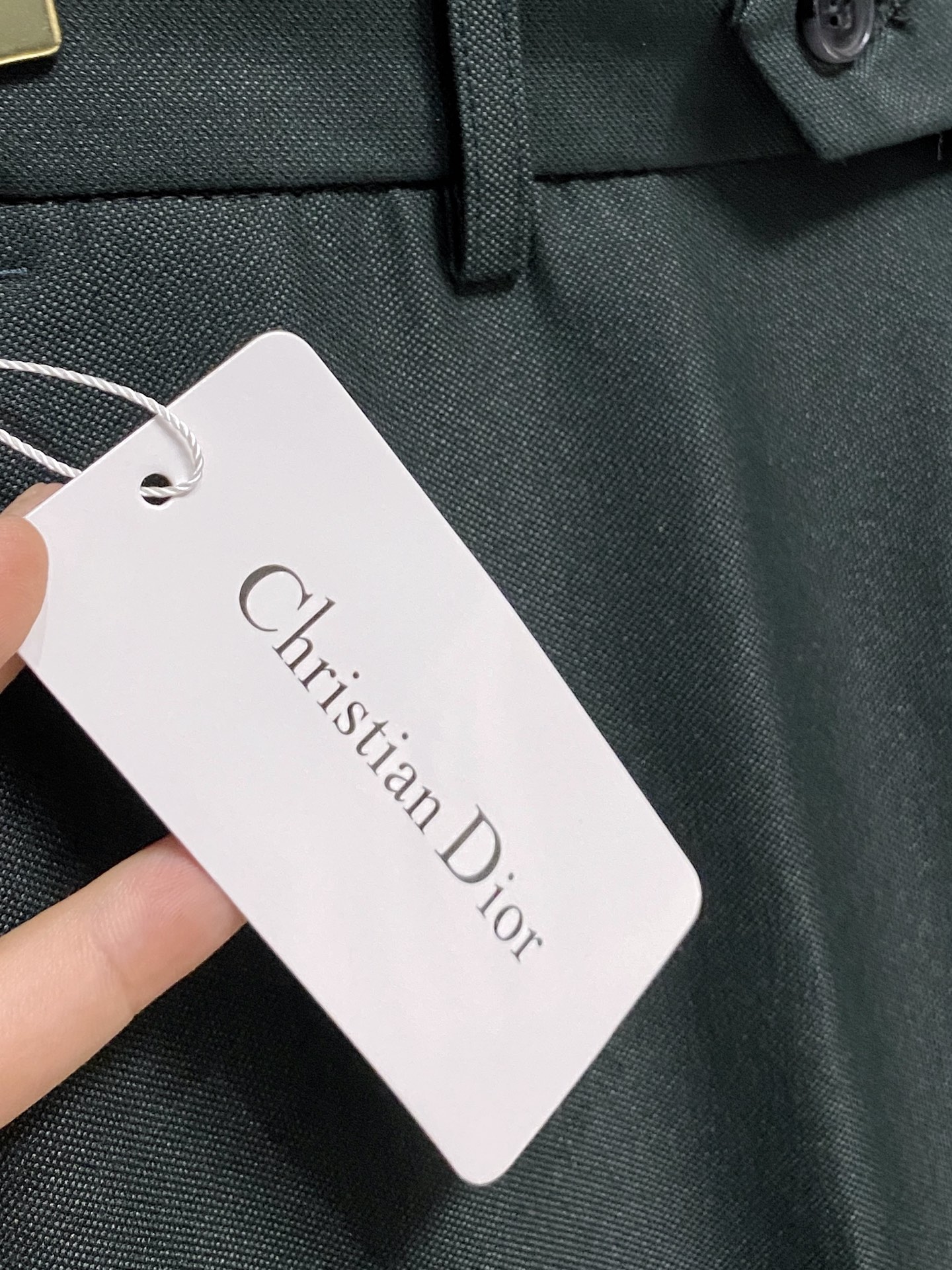 Dior 迪奥 休闲裤 西裤2025SS秋冬新款 高级定制裤子专用面料 定制原版五金 重工工艺打造 车工