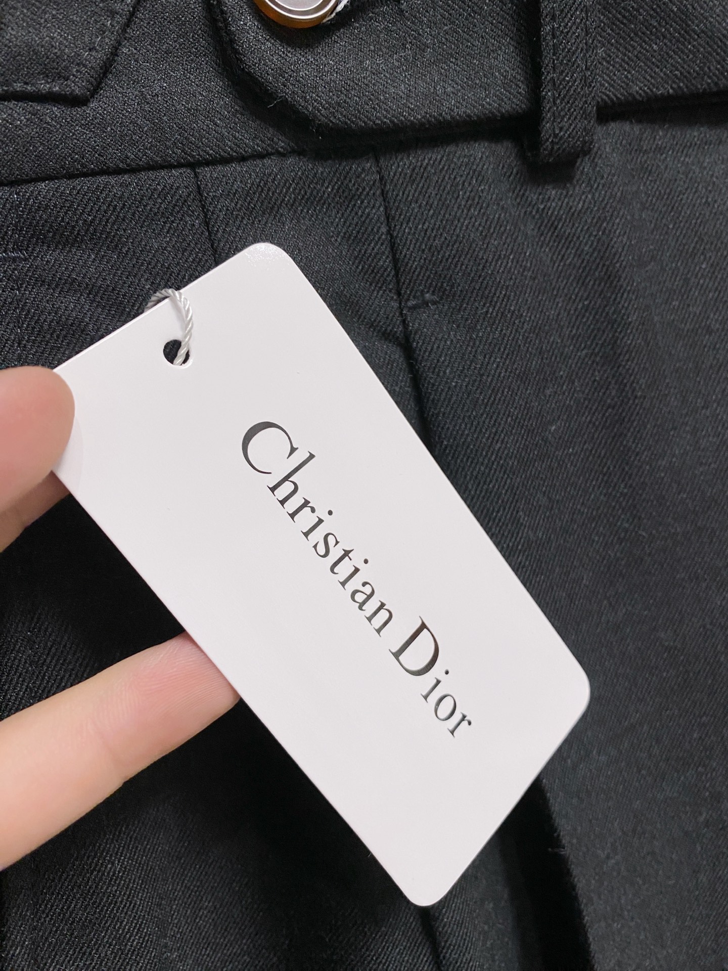 Dior 迪奥 休闲裤 西裤2025SS秋冬新款 高级定制裤子专用面料 定制原版五金 重工工艺打造 车工