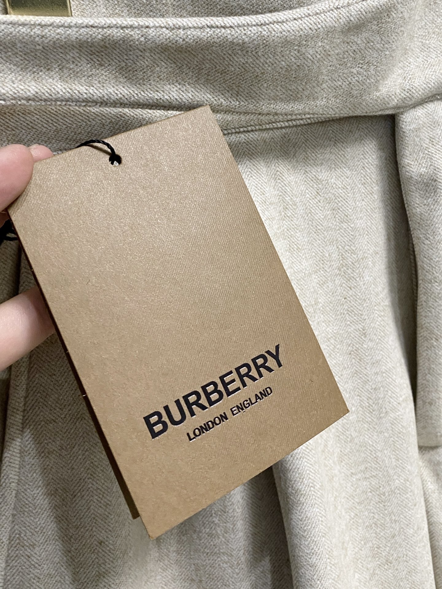 Burberry 巴宝莉 休闲裤 西裤2025SS秋冬新款 高级定制裤子专用面料 定制原版五金 重工工艺