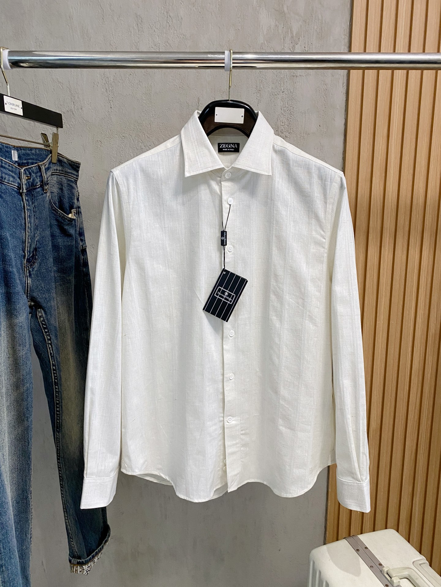 Zegna 2025SS Men's Long Sleeve Shirt - Exquisite Embroidery, Breathable Fabric 2 i1759597118691 2247 0 0