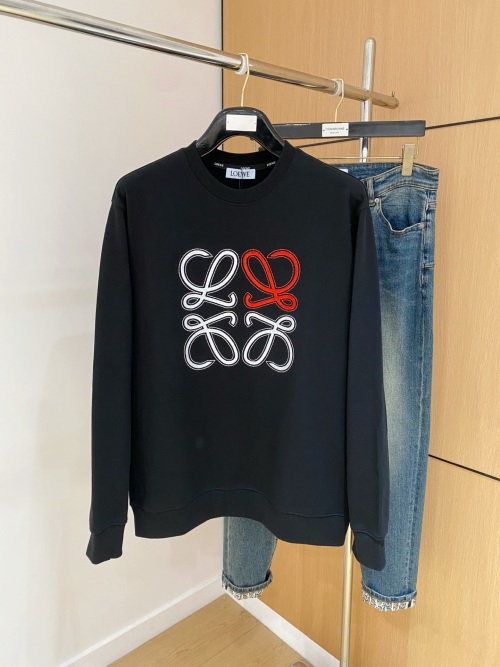 Loewe Embroidered Anagram Cotton Sweatshirt, Luxury Streetwear, Unisex 1 Loewe Embroidered Anagram Cotton Sweatshirt, Luxury Streetwear, Unisex