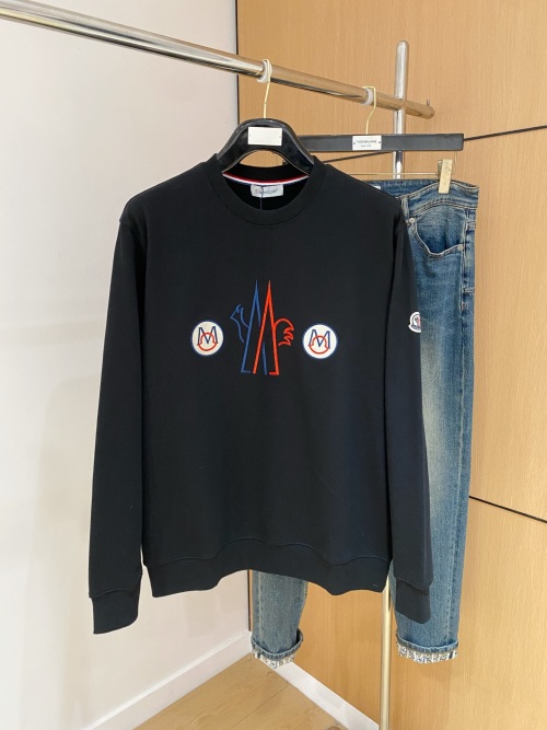 Moncler 25SS Round Neck Sweatshirt Top Quality Embroidery Design Unisex 1 Moncler 25SS Round Neck Sweatshirt Top Quality Embroidery Design Unisex