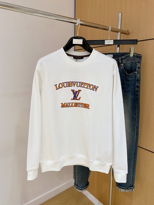 Louis Vuitton 25SS Round Neck Graphic Sweatshirt Pullover Top 1 Louis Vuitton 25SS Round Neck Graphic Sweatshirt Pullover Top