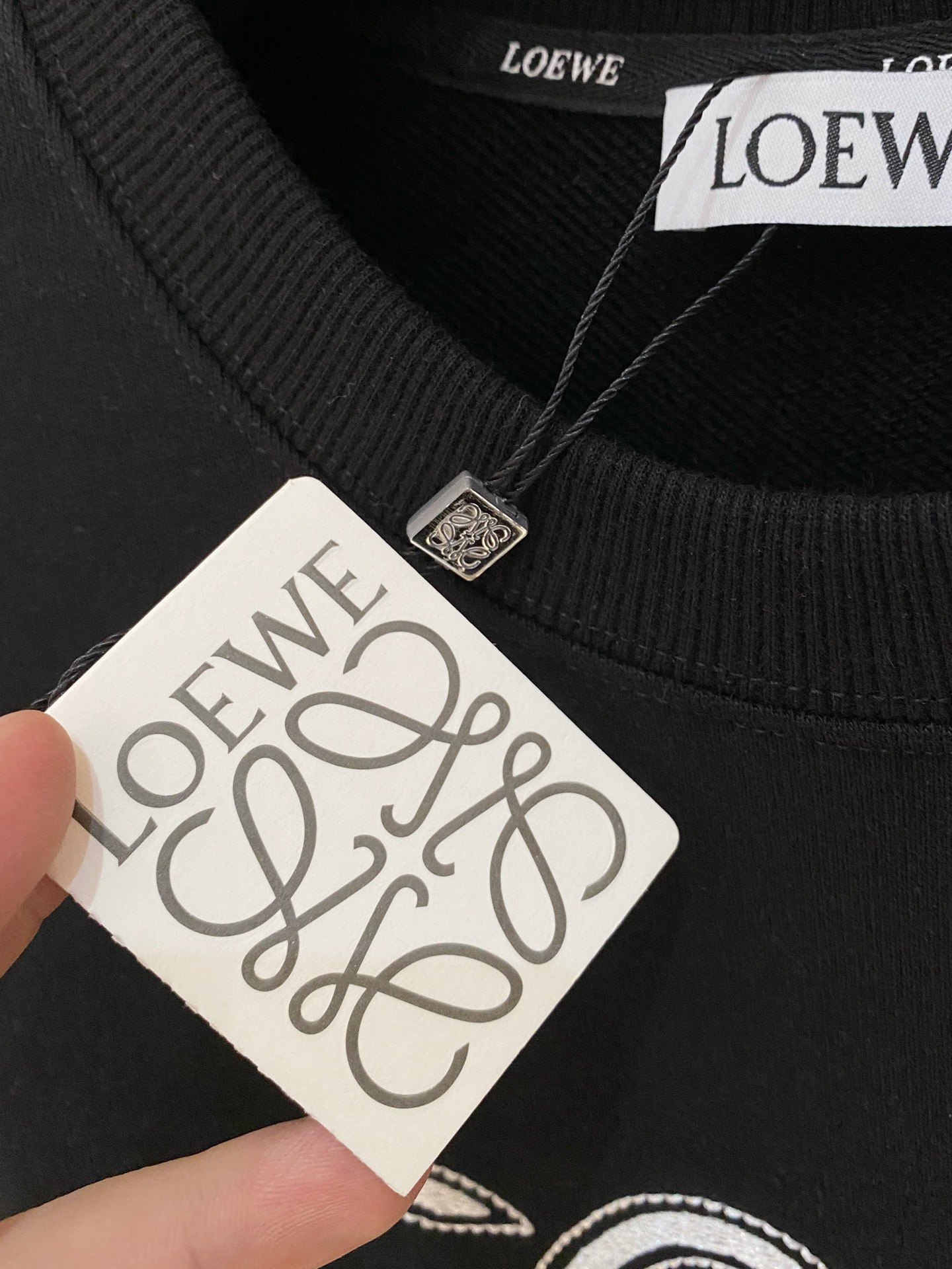 🌾罗意威25SS【新品】最新最顶级版本精美工艺圆领卫衣，最顶级的品质专柜原单套头衫，顶级制作工艺进口面料