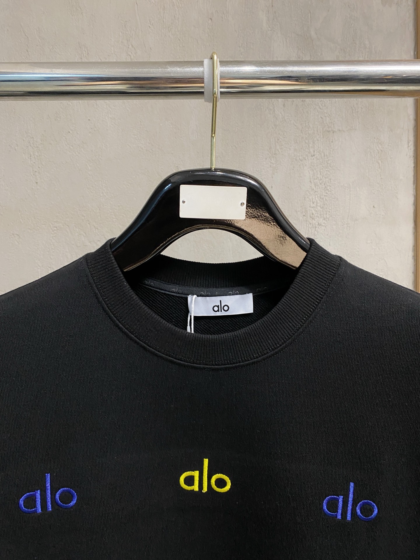 🌾 alo 25SS【新品】最新最顶级版本精美工艺圆领卫衣，最顶级的品质专柜原单套头衫，顶级制作工艺进口