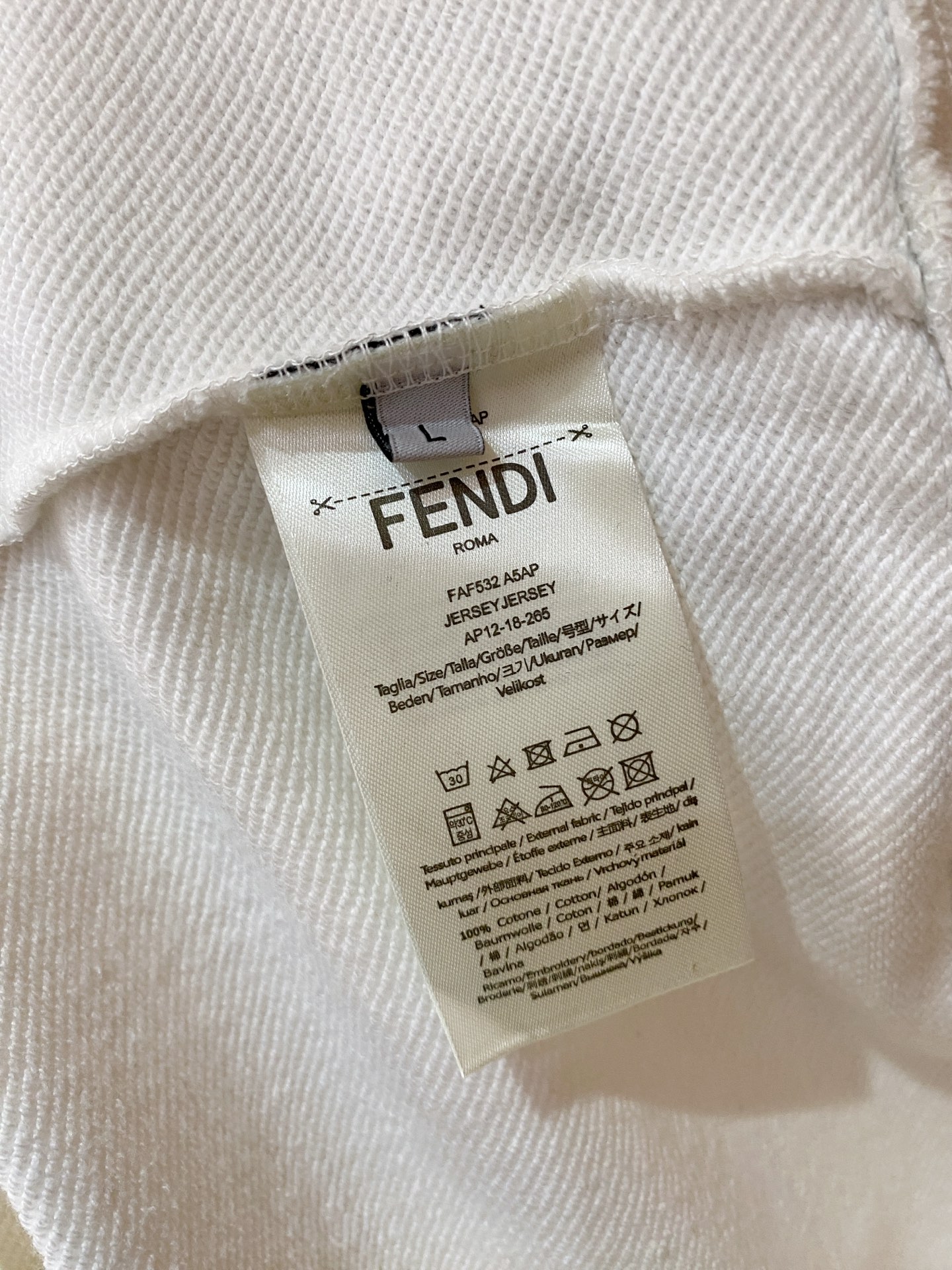 🌾芬迪25SS【新品】最新最顶级版本精美工艺圆领卫衣，最顶级的品质专柜原单套头衫，顶级制作工艺进口面料，