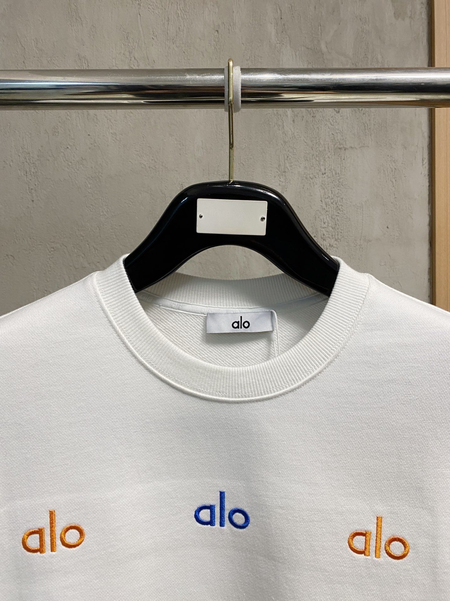 🌾 alo 25SS【新品】最新最顶级版本精美工艺圆领卫衣，最顶级的品质专柜原单套头衫，顶级制作工艺进口