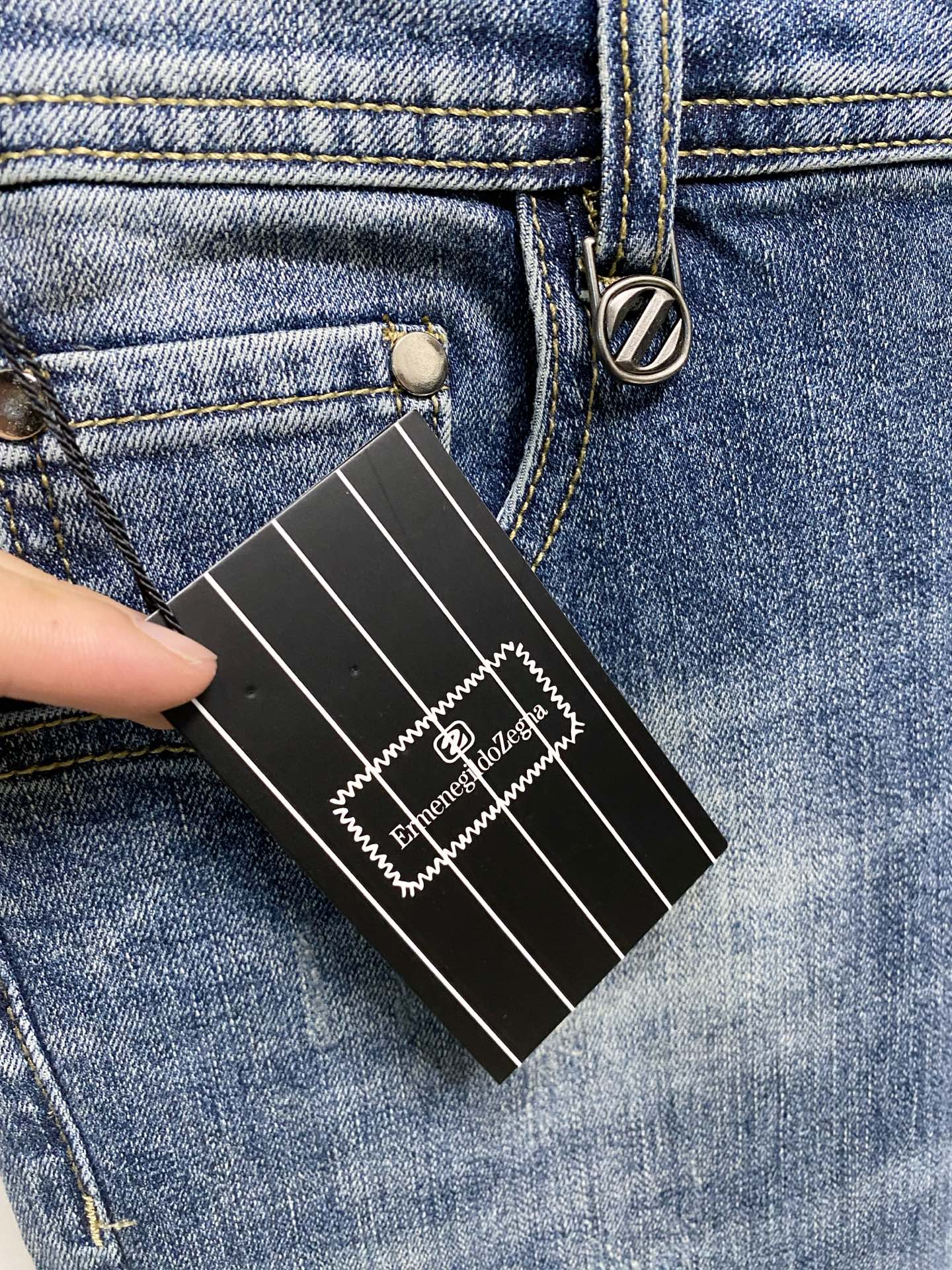 🌾杰尼亚【新品】高端独家发售 25SS四季款超燃炸街系列之最牛仔裤 独家隆重推出 原版定制高端品质面料 