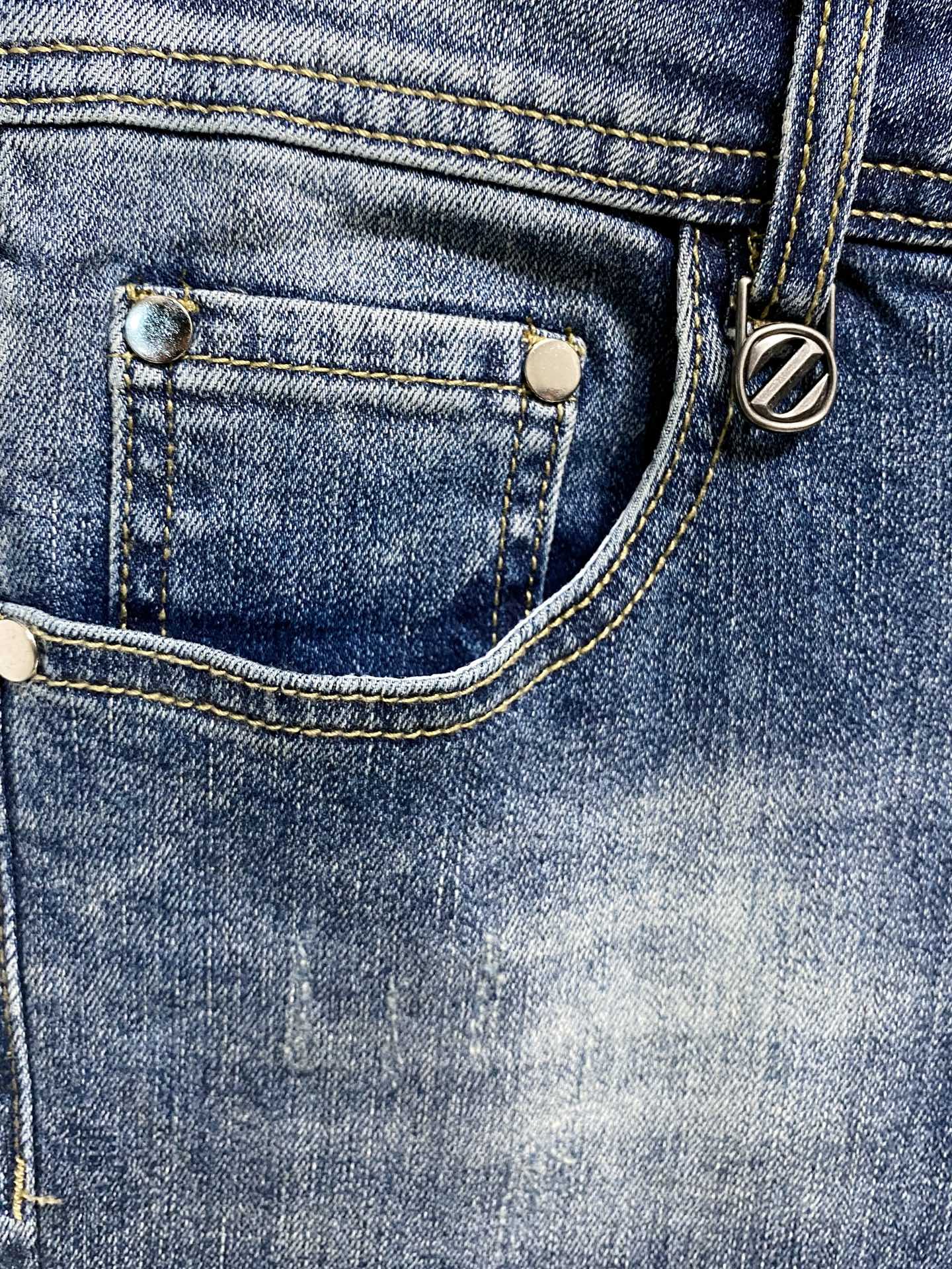 🌾杰尼亚【新品】高端独家发售 25SS四季款超燃炸街系列之最牛仔裤 独家隆重推出 原版定制高端品质面料 