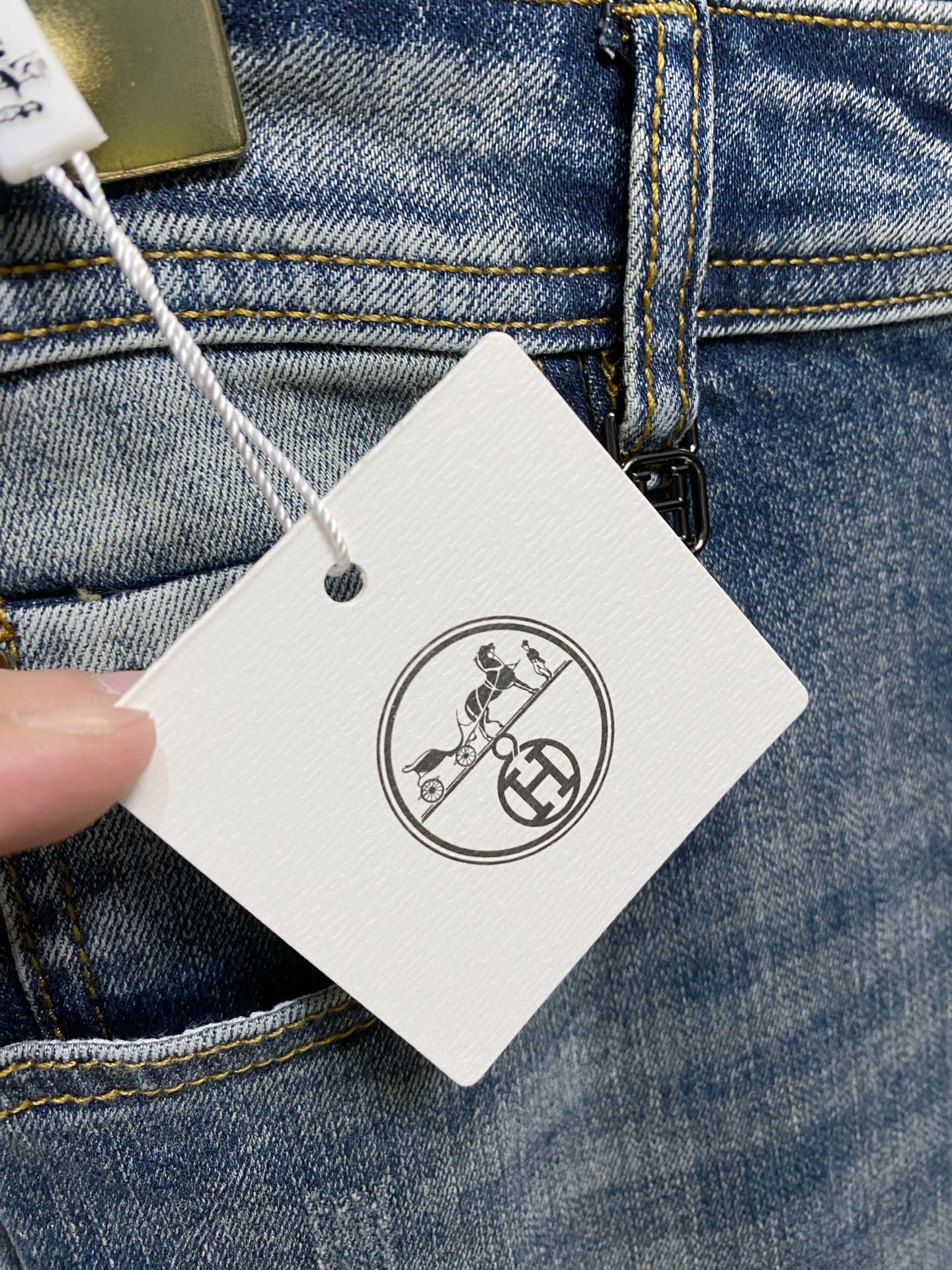 🌾爱马仕【新品】高端独家发售 25SS四季款超燃炸街系列之最牛仔裤 独家隆重推出 原版定制高端品质面料 