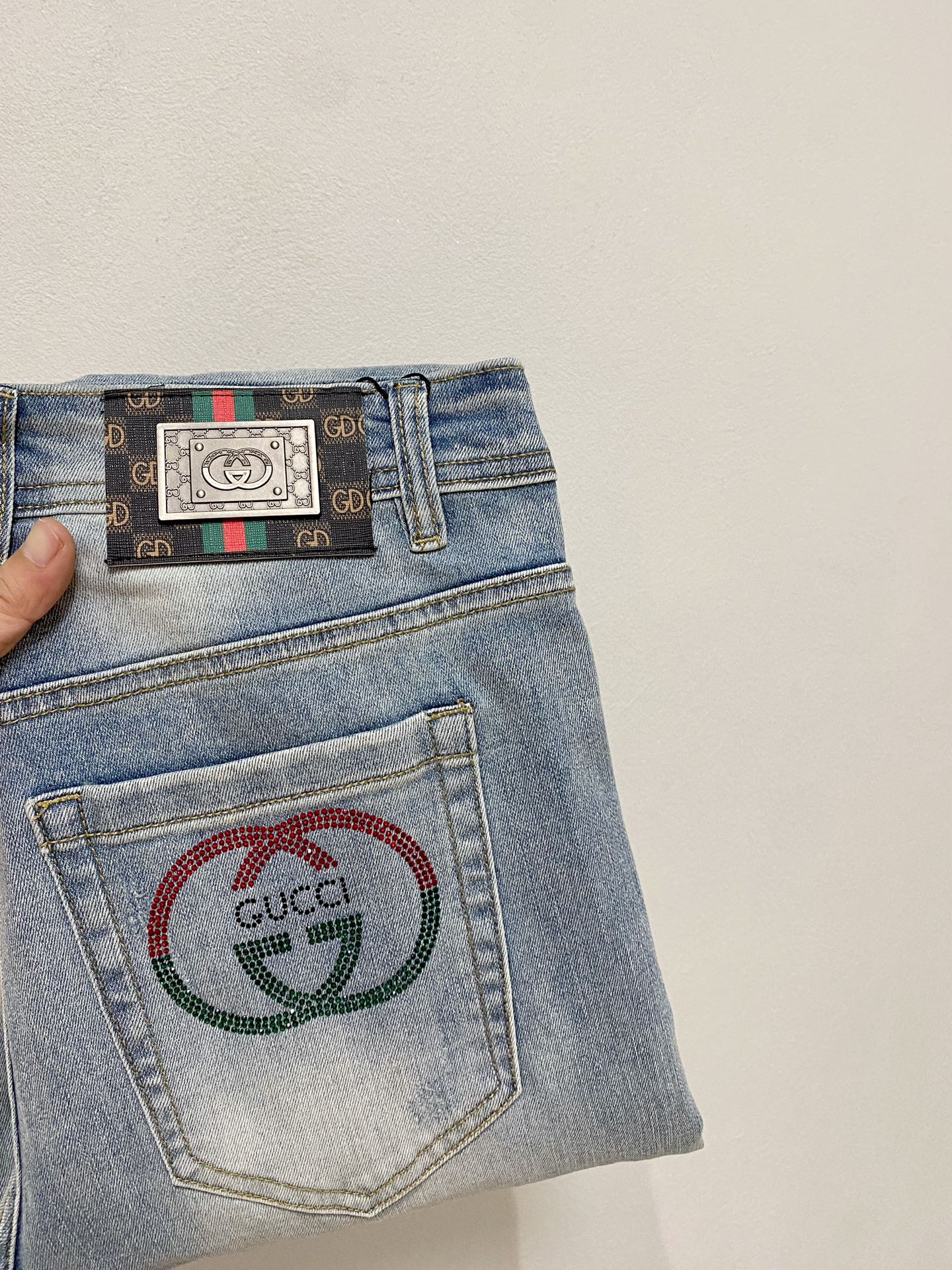 🌾古驰【新品】高端独家发售 25SS四季款超燃炸街系列之最牛仔裤 独家隆重推出 原版定制高端品质面料 定