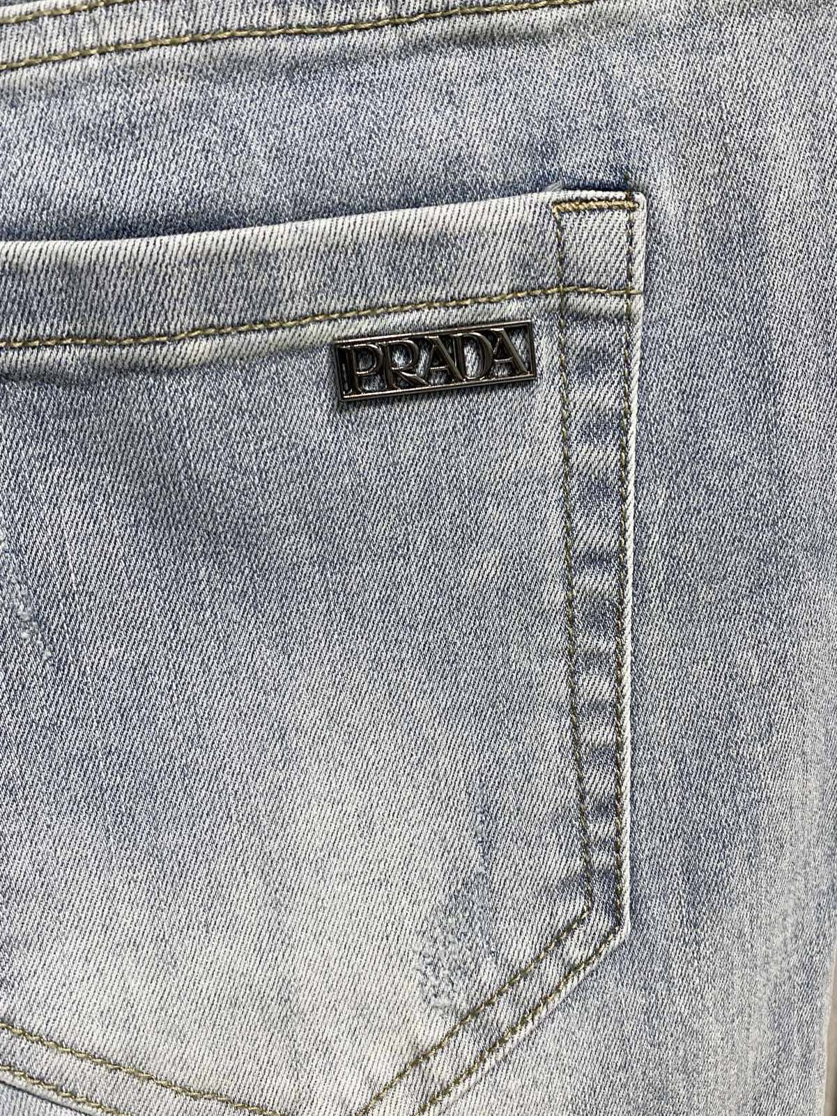 🌾普拉达【新品】高端独家发售 25SS四季款超燃炸街系列之最牛仔裤 独家隆重推出 原版定制高端品质面料 
