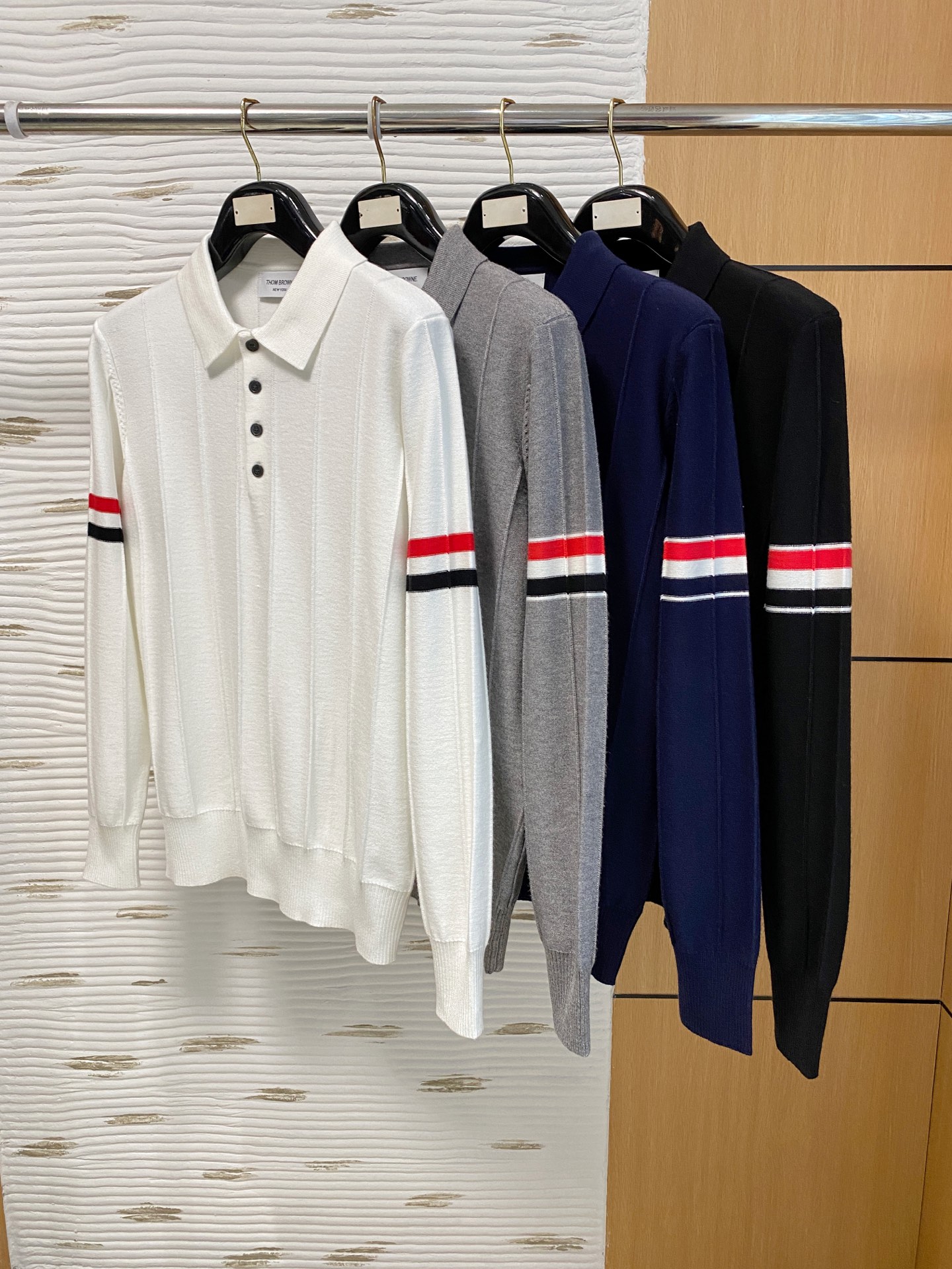 TB 2025早秋新款男士羊毛针织衫，专柜在售爆款单品，各大时尚买手明星人手一件的百搭单品。简单时尚甚是