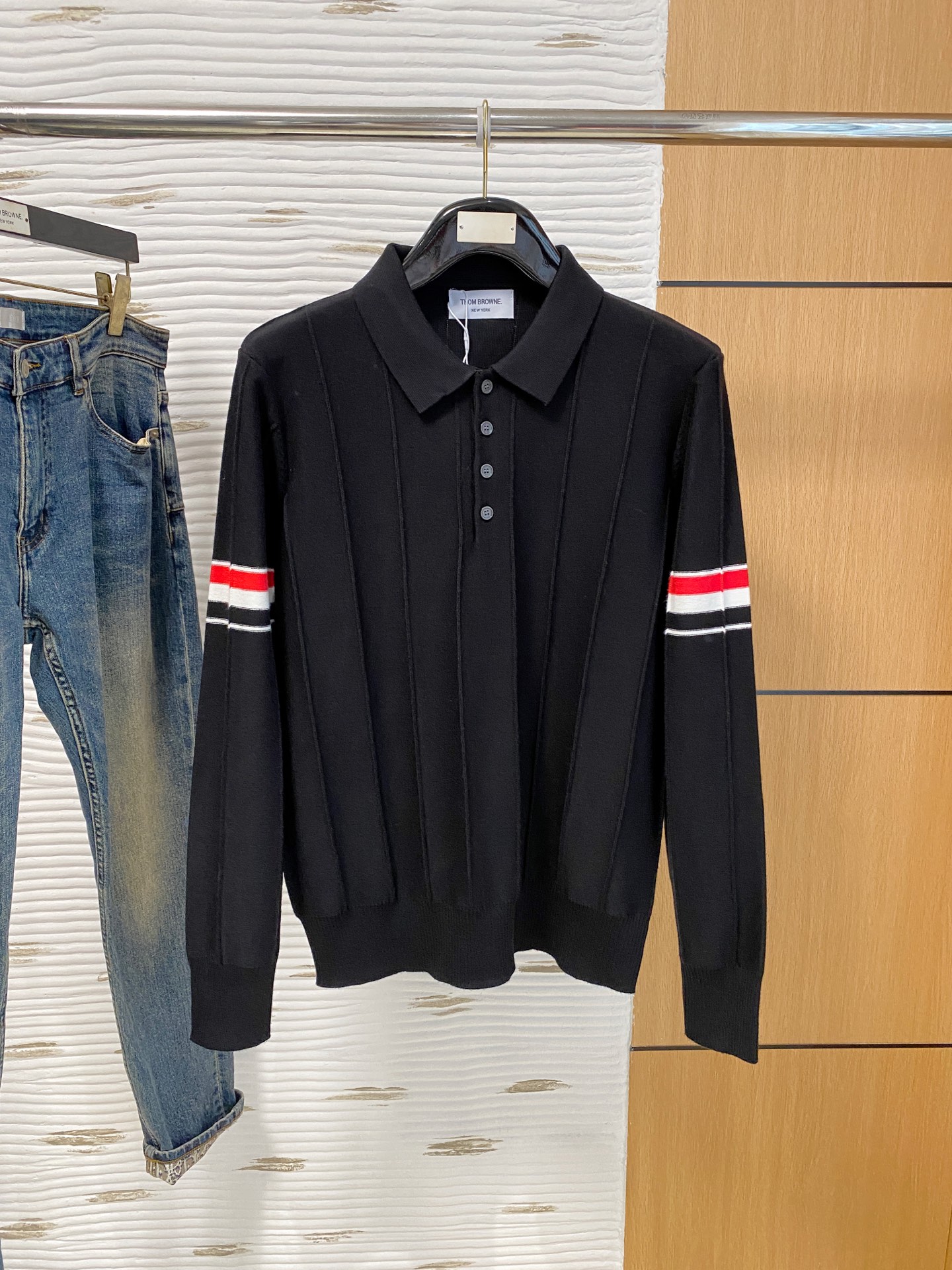 TB 2025早秋新款男士羊毛针织衫，专柜在售爆款单品，各大时尚买手明星人手一件的百搭单品。简单时尚甚是