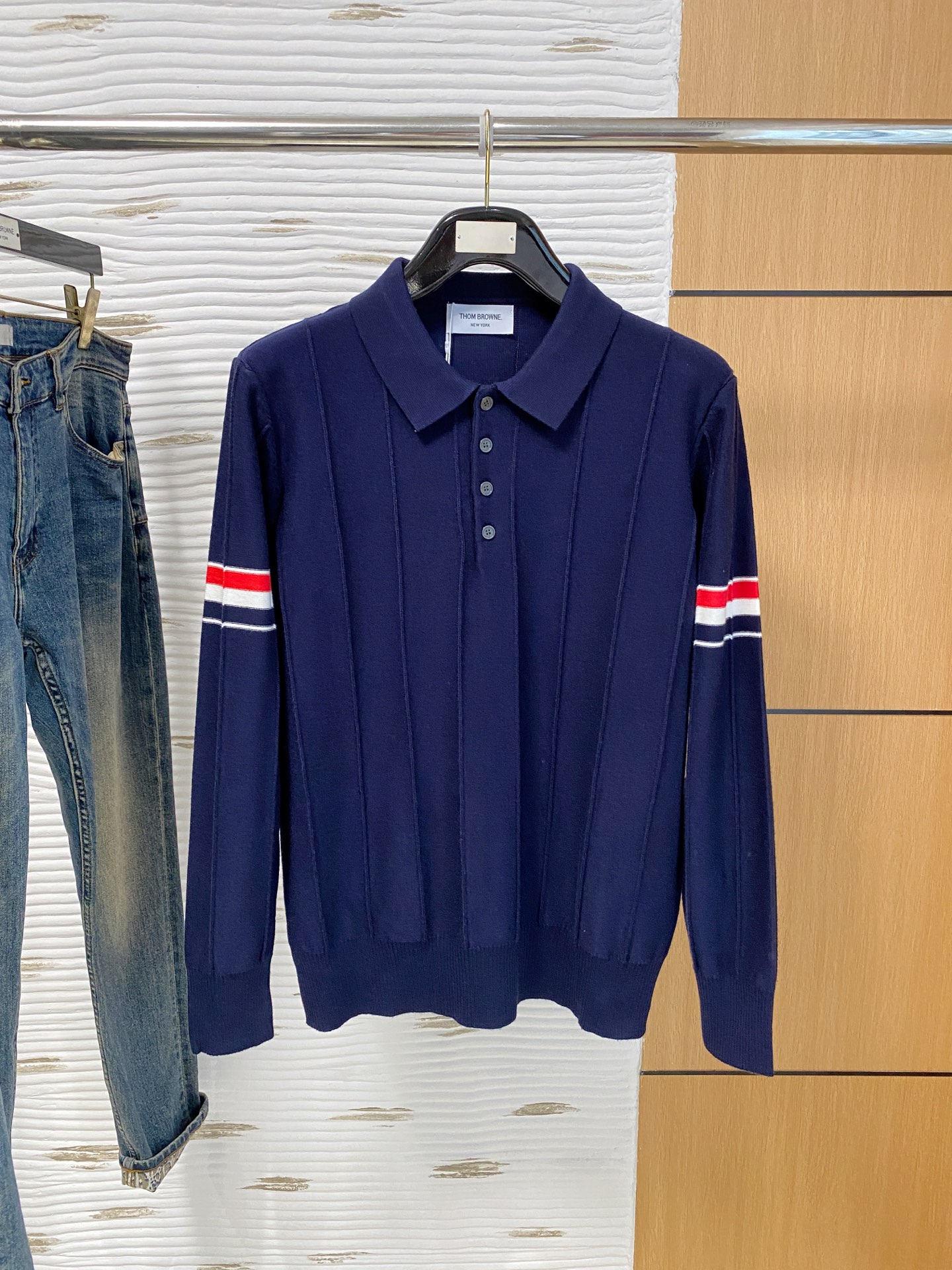 TB 2025早秋新款男士羊毛针织衫，专柜在售爆款单品，各大时尚买手明星人手一件的百搭单品。简单时尚甚是