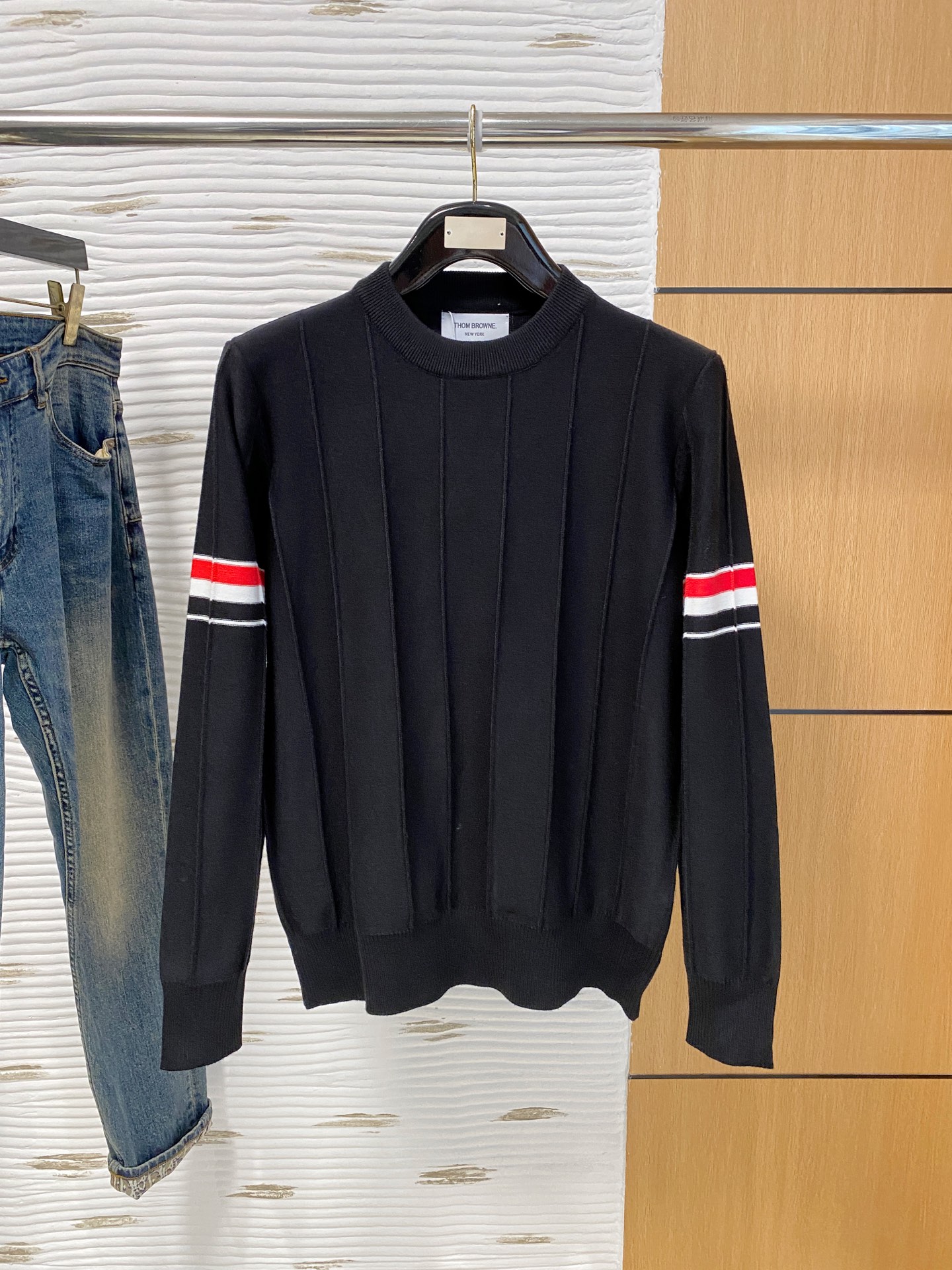 TB 2025早秋新款男士羊毛针织衫，专柜在售爆款单品，各大时尚买手明星人手一件的百搭单品。简单时尚甚是