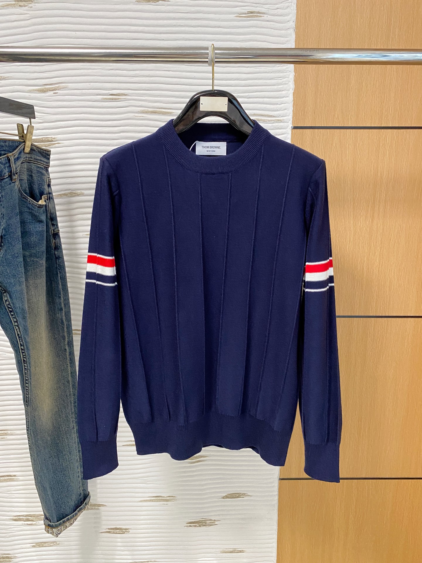 TB 2025早秋新款男士羊毛针织衫，专柜在售爆款单品，各大时尚买手明星人手一件的百搭单品。简单时尚甚是