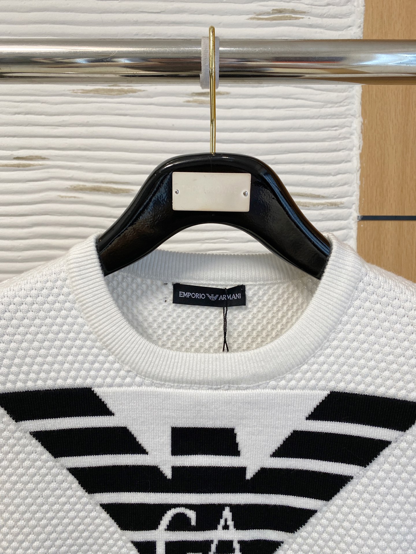 阿玛尼 2025早秋新款男士羊毛针织衫，专柜在售爆款单品，各大时尚买手明星人手一件的百搭单品。简单时尚甚