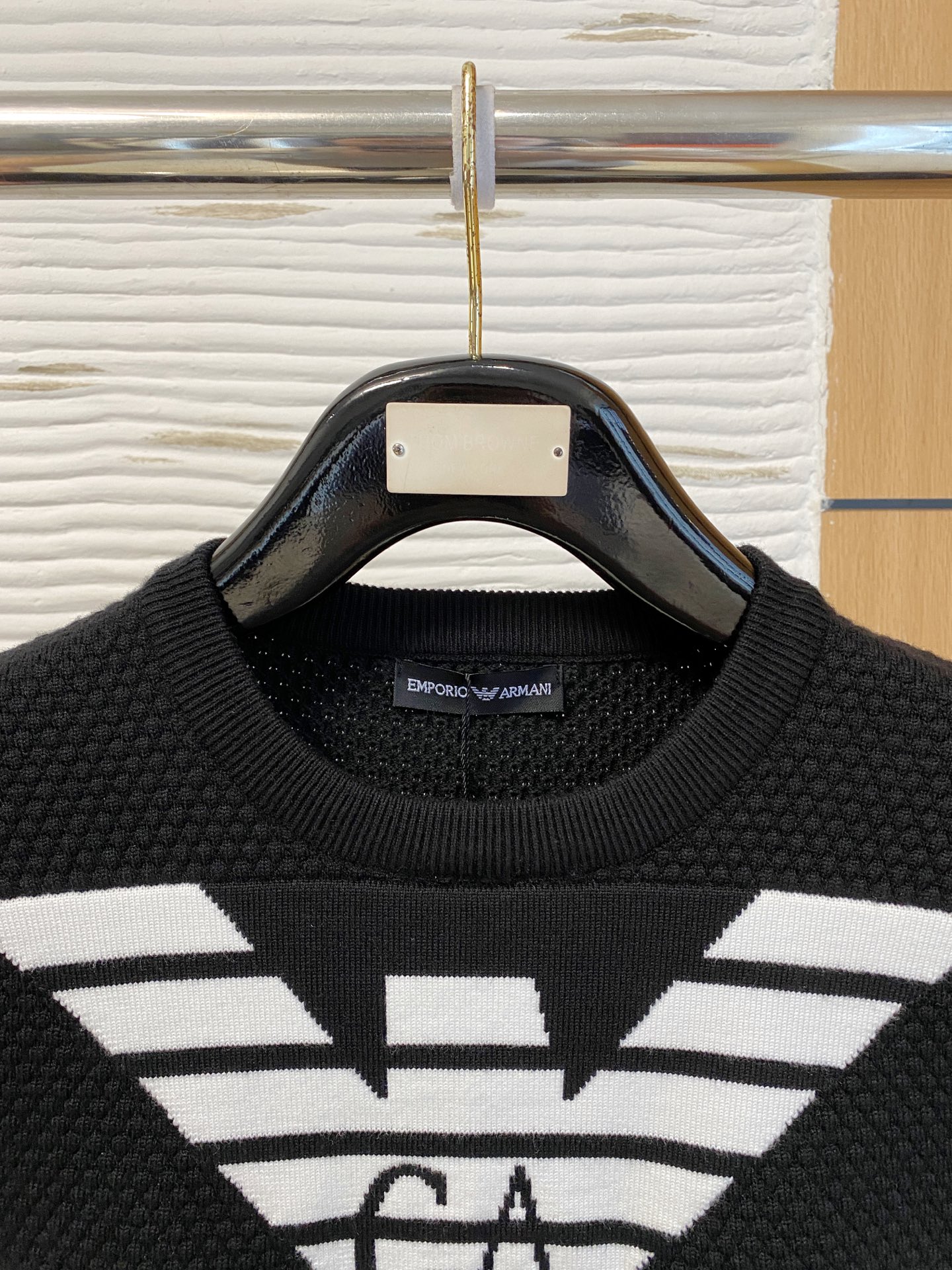 阿玛尼 2025早秋新款男士羊毛针织衫，专柜在售爆款单品，各大时尚买手明星人手一件的百搭单品。简单时尚甚